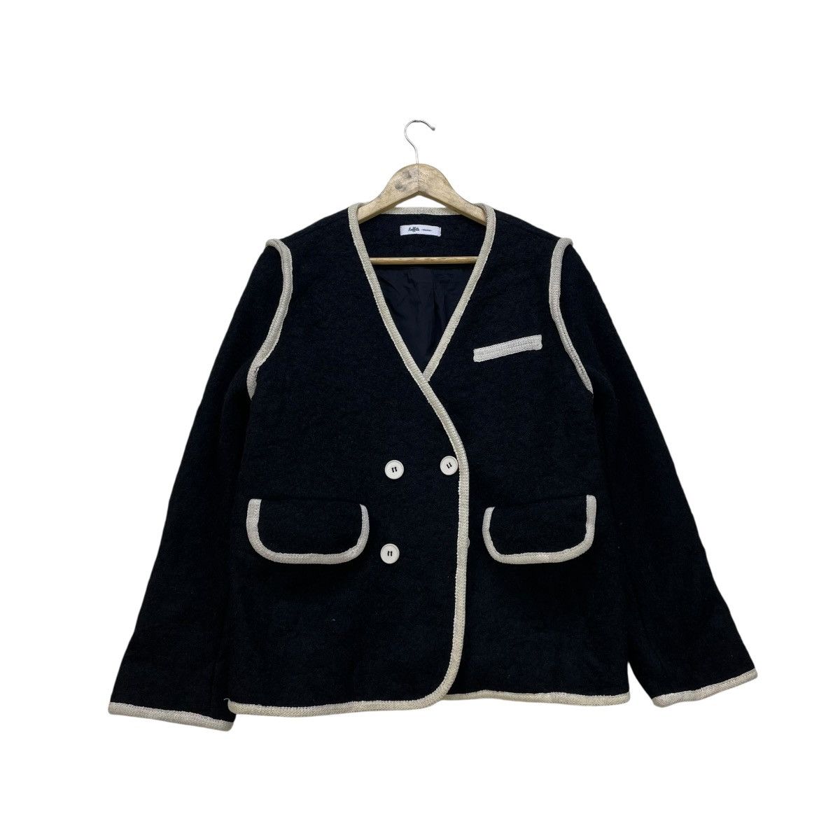 Aran Isles Knitwear 💥Japanese Brand Toffle Tweed Jacket Size M / US 6-8 / IT 42-44 - 1 Thumbnail