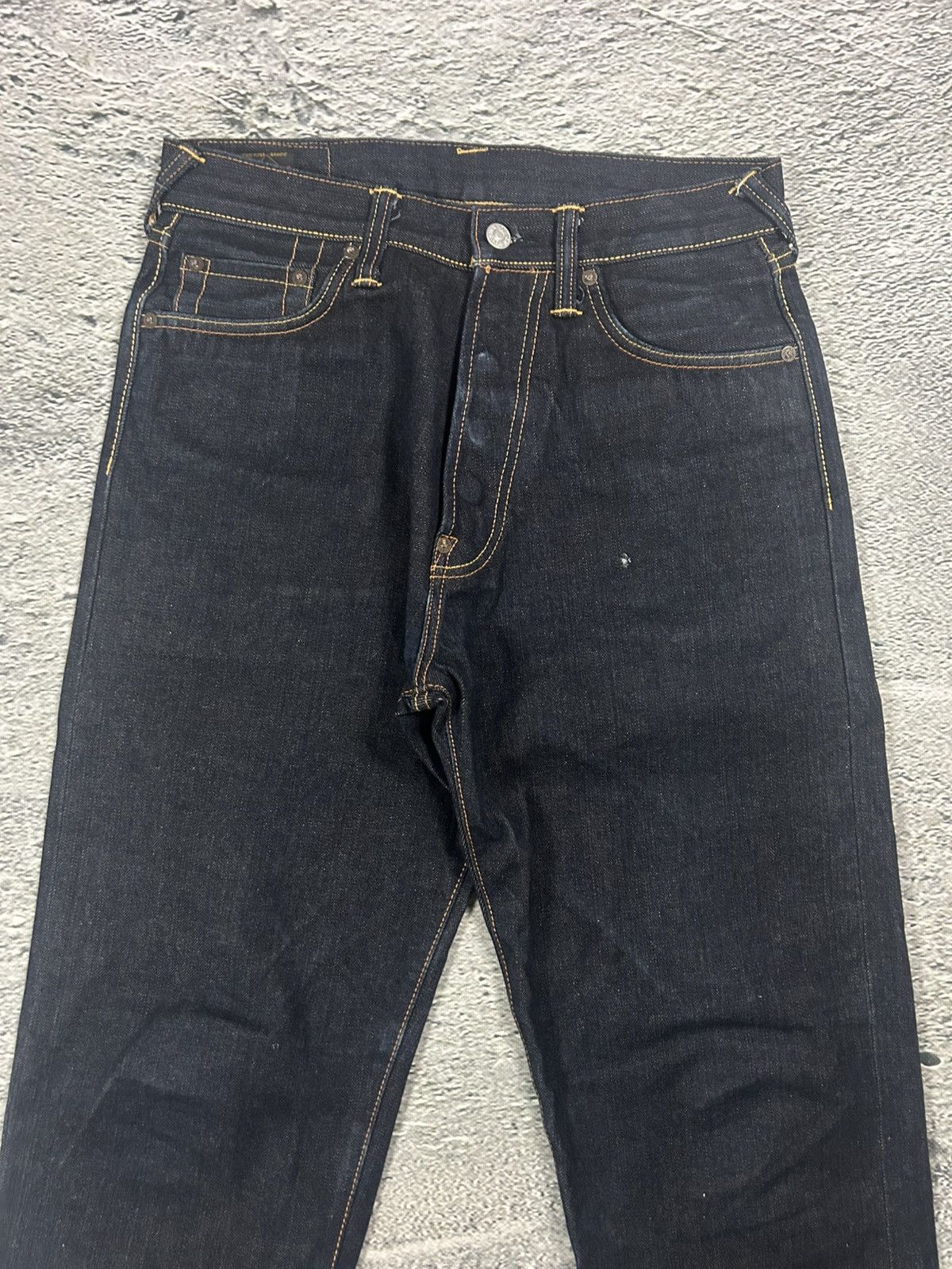 Evisu Evisu jeans daicock big logo yellow selvedge denim Size US 29 - 6 Thumbnail