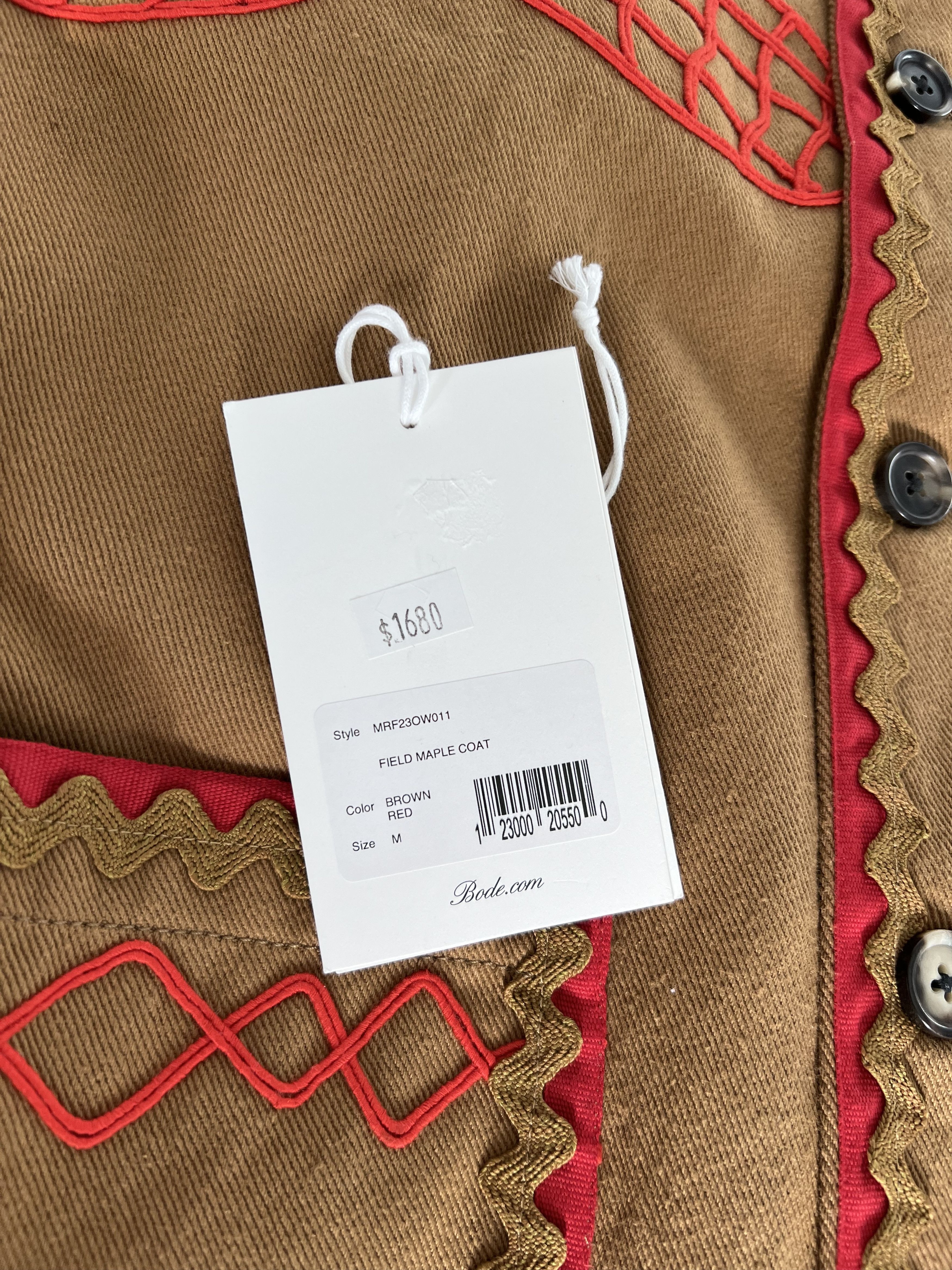 Bode Bode Field Maple Coat in Brown Size US M / EU 48-50 / 2 - 10 Thumbnail
