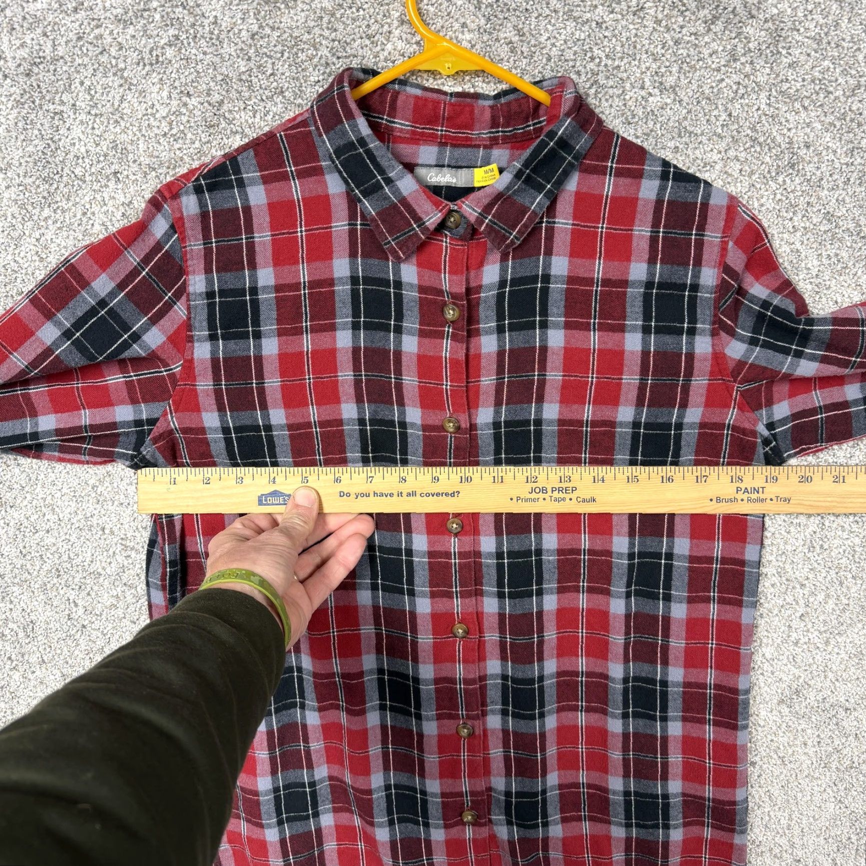 Vintage Cabela's Flannel Shirt Mens Medium Plaid Button Up Outdoor Workwear Lumberjack Size US M / EU 48-50 / 2 - 4 Thumbnail