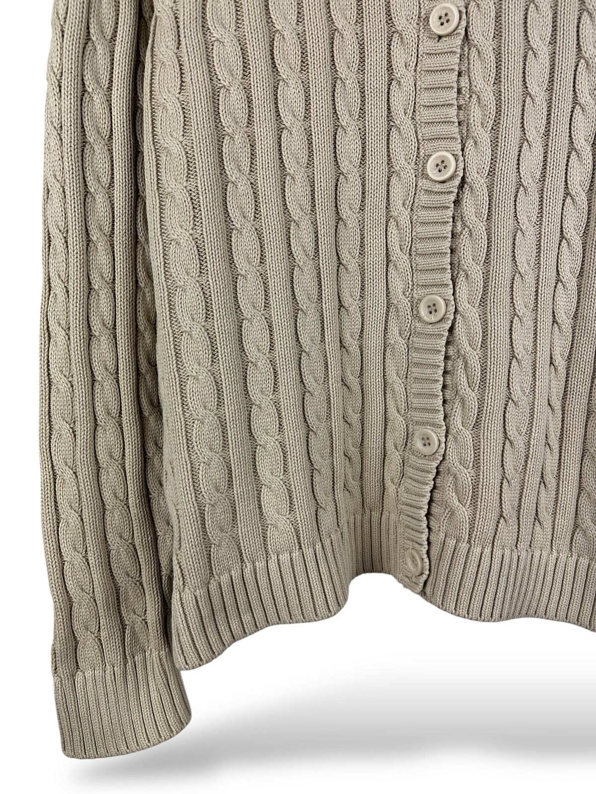L.L. Bean Vintage L.L. Bean Cable Knit Sweater Cardigan Women’s Size L Size L / US 10 / IT 46 - 7 Thumbnail