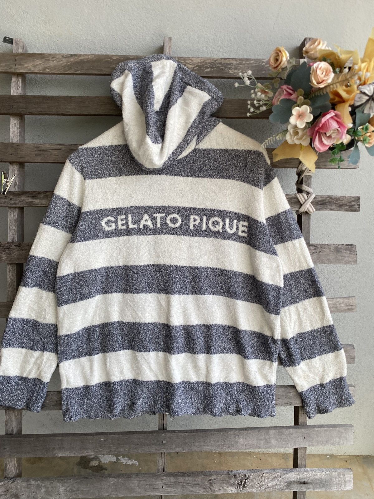 Japanese Brand Gelato Pique Knitwear Hoodie Size US XL / EU 56 / 4 - 5 Thumbnail