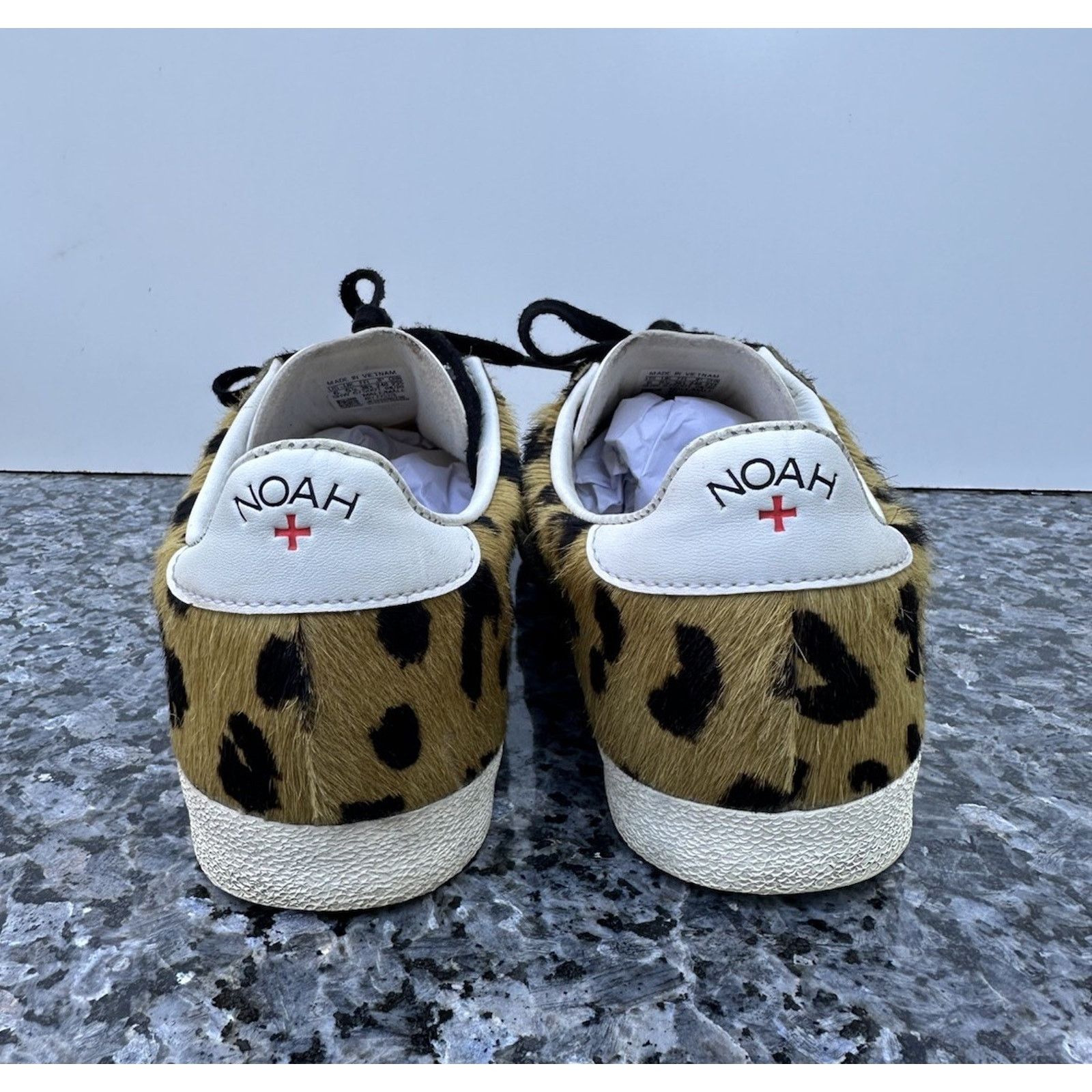 adidas gazelle silver green womens Adidas Originals Gazelle Lo Pro W Leopard Sneakers – LABELS main image 0