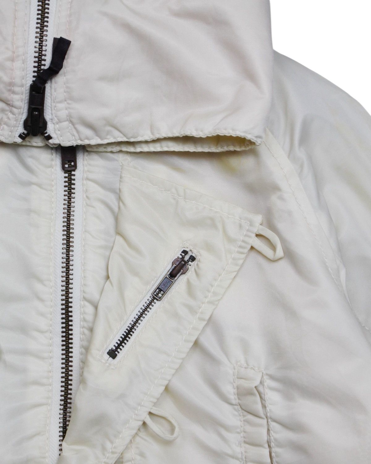 GOA 2000S GOA JAPAN IVORY HOODED FISHTAIL PARKA SHERPA LINED Size US S / EU 44-46 / 1 - 3 Thumbnail