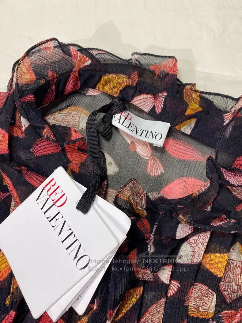 Valentino Valentino Mulberry silk print dress Size M / US 6-8 / IT 42-44 - 4 Thumbnail