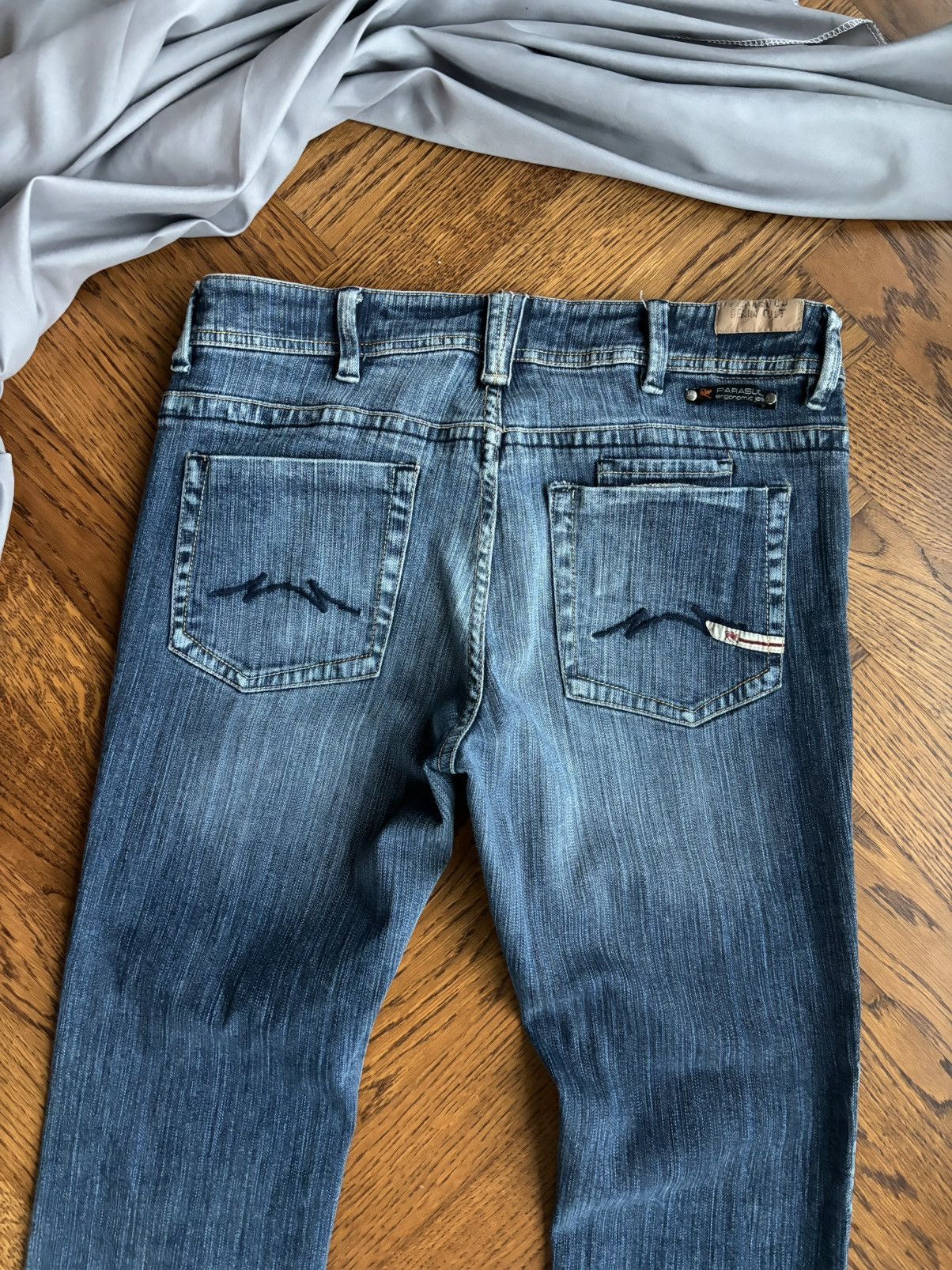 Parasuco × Rocawear × Vintage 1990s Vintage Parasuco Jeans 2000s Y2K Denim Punk Faded Goth Size US 32 / EU 48 - 4 Thumbnail