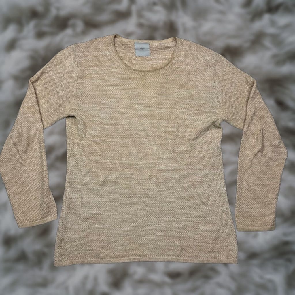Minimum Minimum Denmark Men’s Reiswood 100% Cotton L/S Pullover Sweater Tan Medium Size US M / EU 48-50 / 2 - 1 Thumbnail