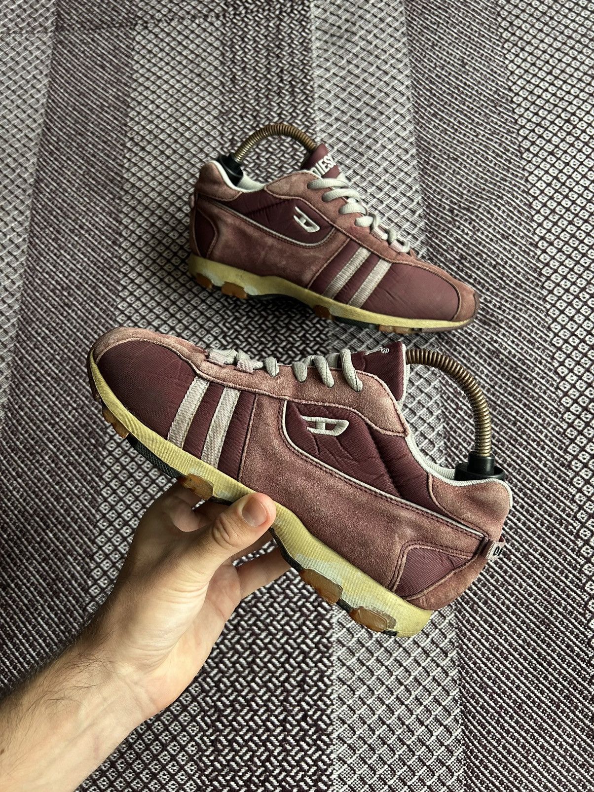 Diesel Vintage Diesel Footwear Low Top Shoes Streetwear Style Rare Size US 8.5 / IT 38.5 - 1 Thumbnail
