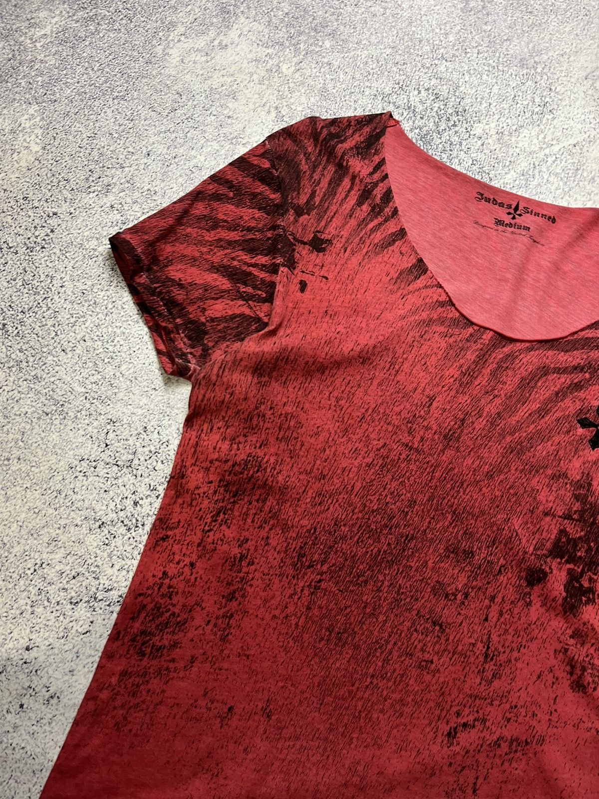 Vintage Vintage Judas Sinned Affliction Style Y2K Streetwear Tee Size US M / EU 48-50 / 2 - 5 Thumbnail