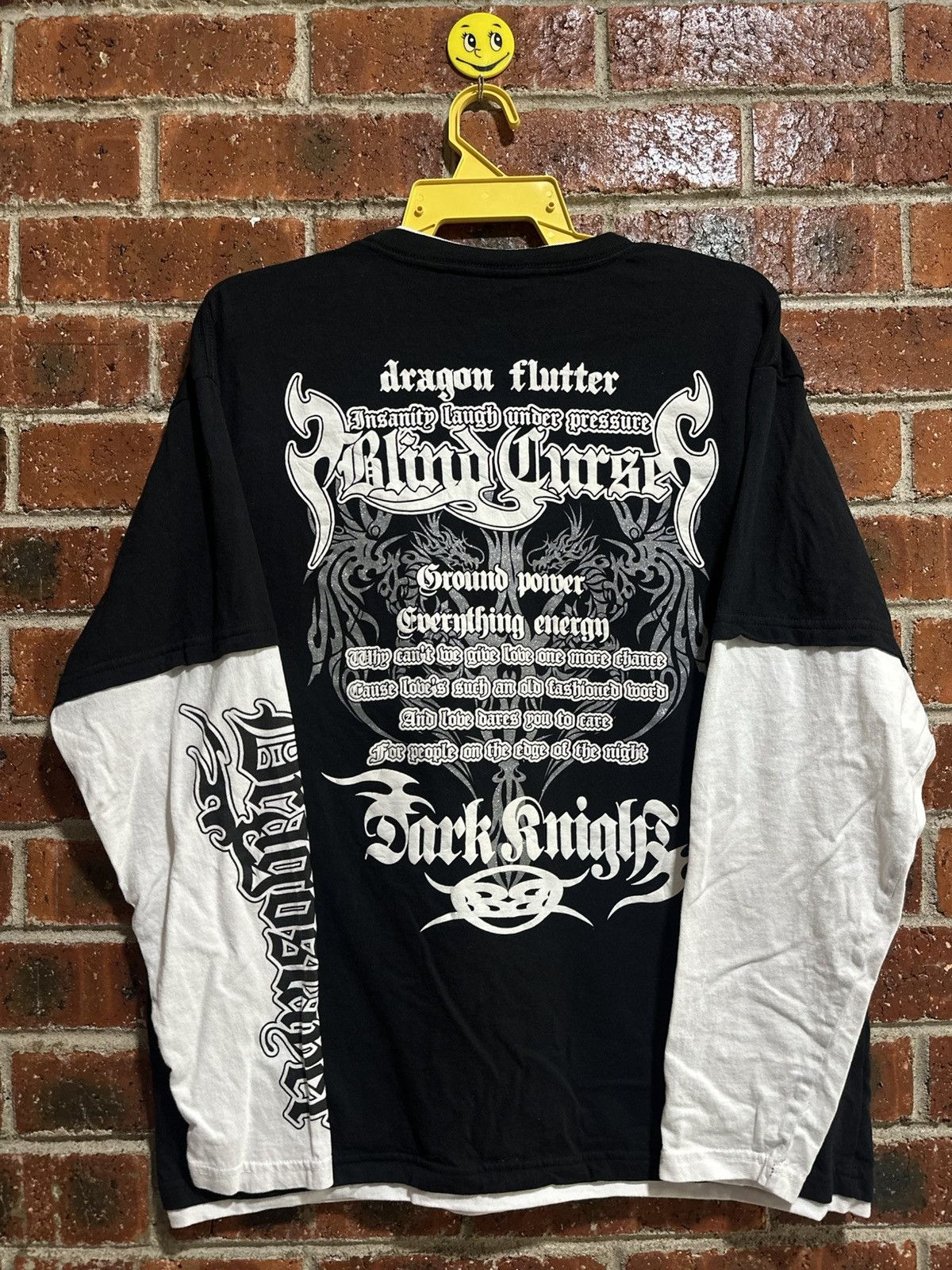 Vintage Vintage DragonSlayer Long Sleeve Faded Tee Size US XL / EU 56 / 4 - 1 Thumbnail