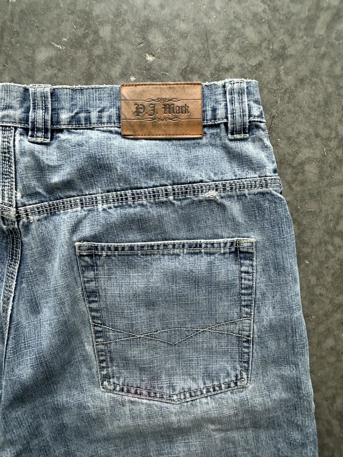 Vintage Vintage Y2K PJ Mark Baggy Jean Shorts Size US 38 / EU 54 - 8 Thumbnail