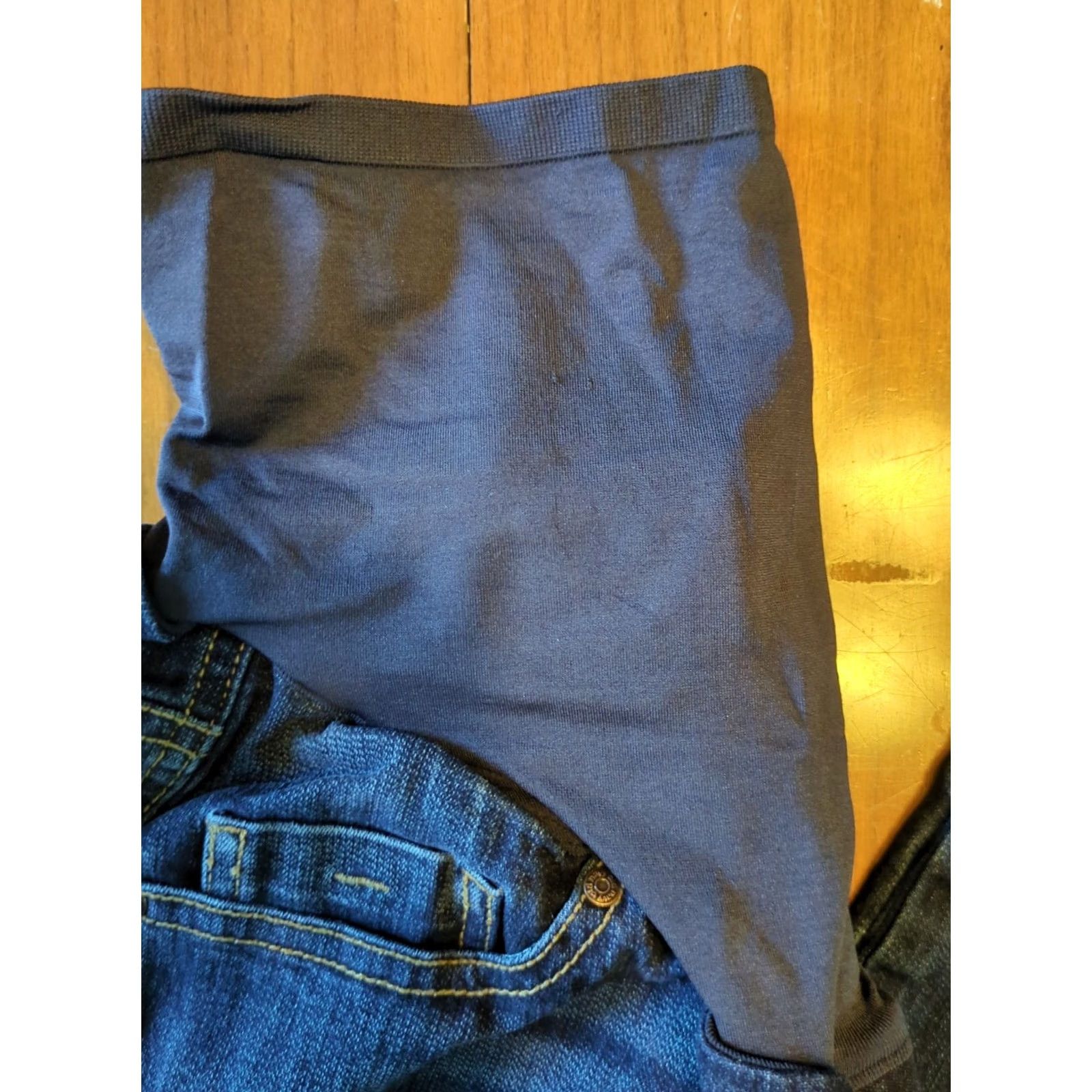 Old Navy Old Navy Jeans Skinny 4 Reg Women Blue Slim Maternity Full Panel Vintage No Size 27" / US 4 / IT 40 - 2 Thumbnail