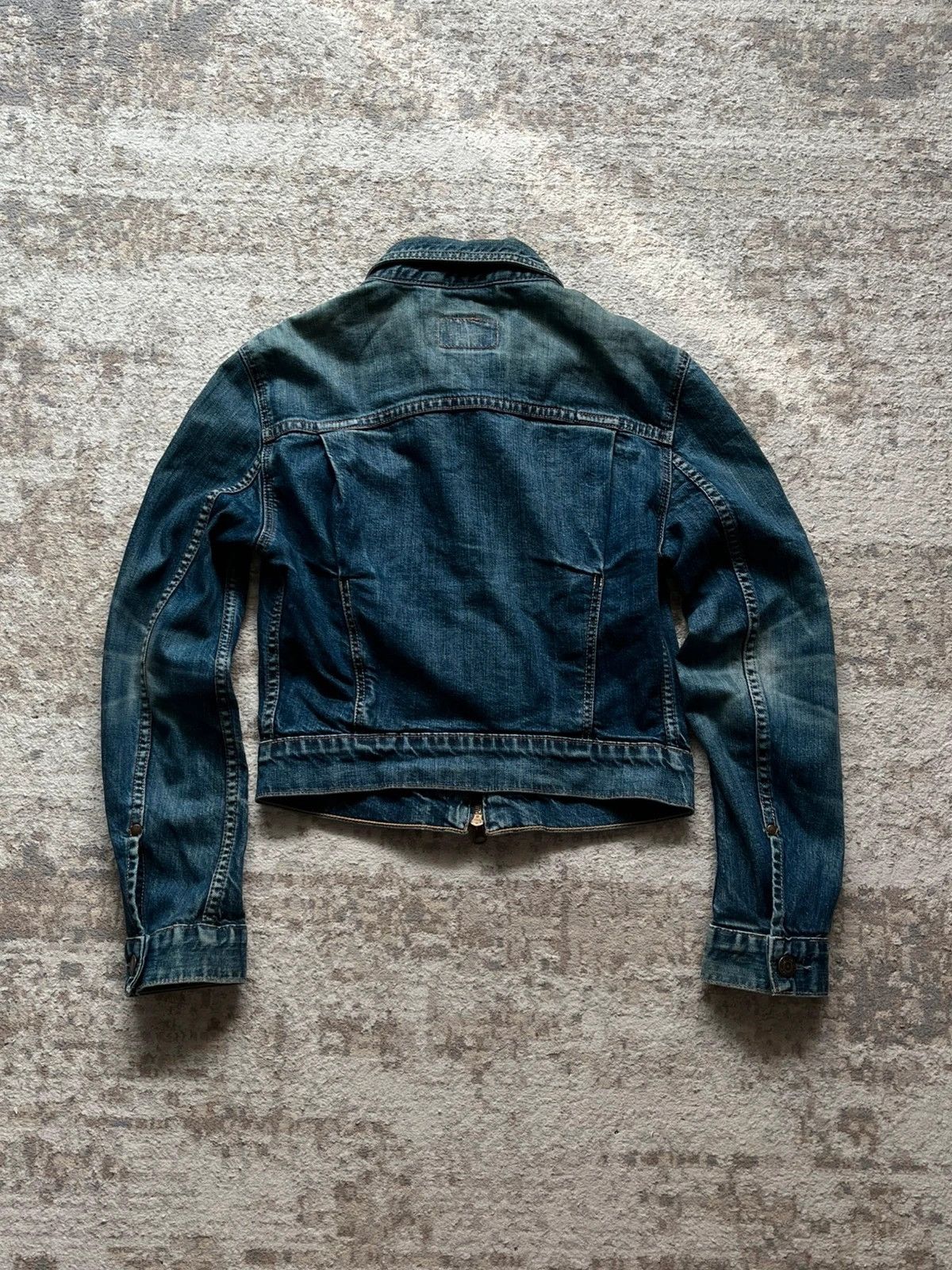 Levi's Levi's 73695 Sz S 2002 Y2K Made in Tunisia Zip Rare Blue Size S / US 4 / IT 40 - 15 Thumbnail