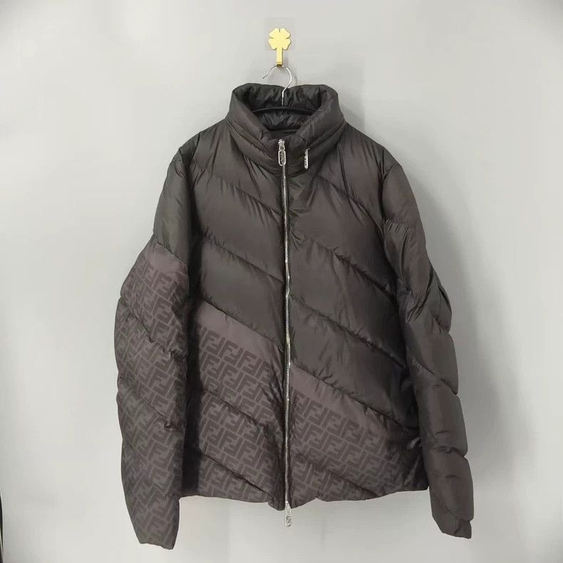 Fendi Fendi Monogram Quilted Zip Jacket Size US L / EU 52-54 / 3 - 1 Thumbnail