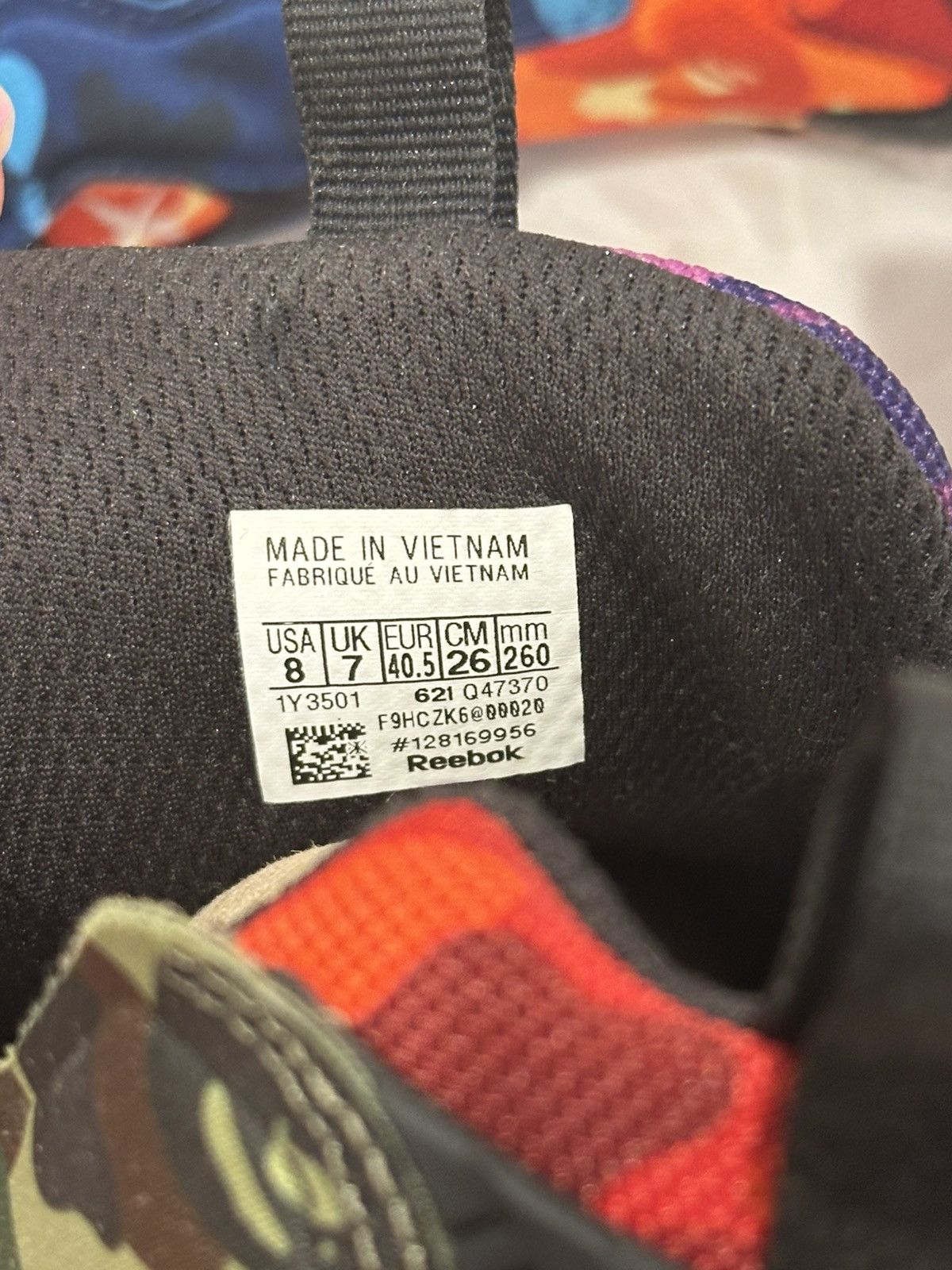 Reebok Bape x Reebok Instapump Fury Size US 8 / EU 41 - 11 Thumbnail