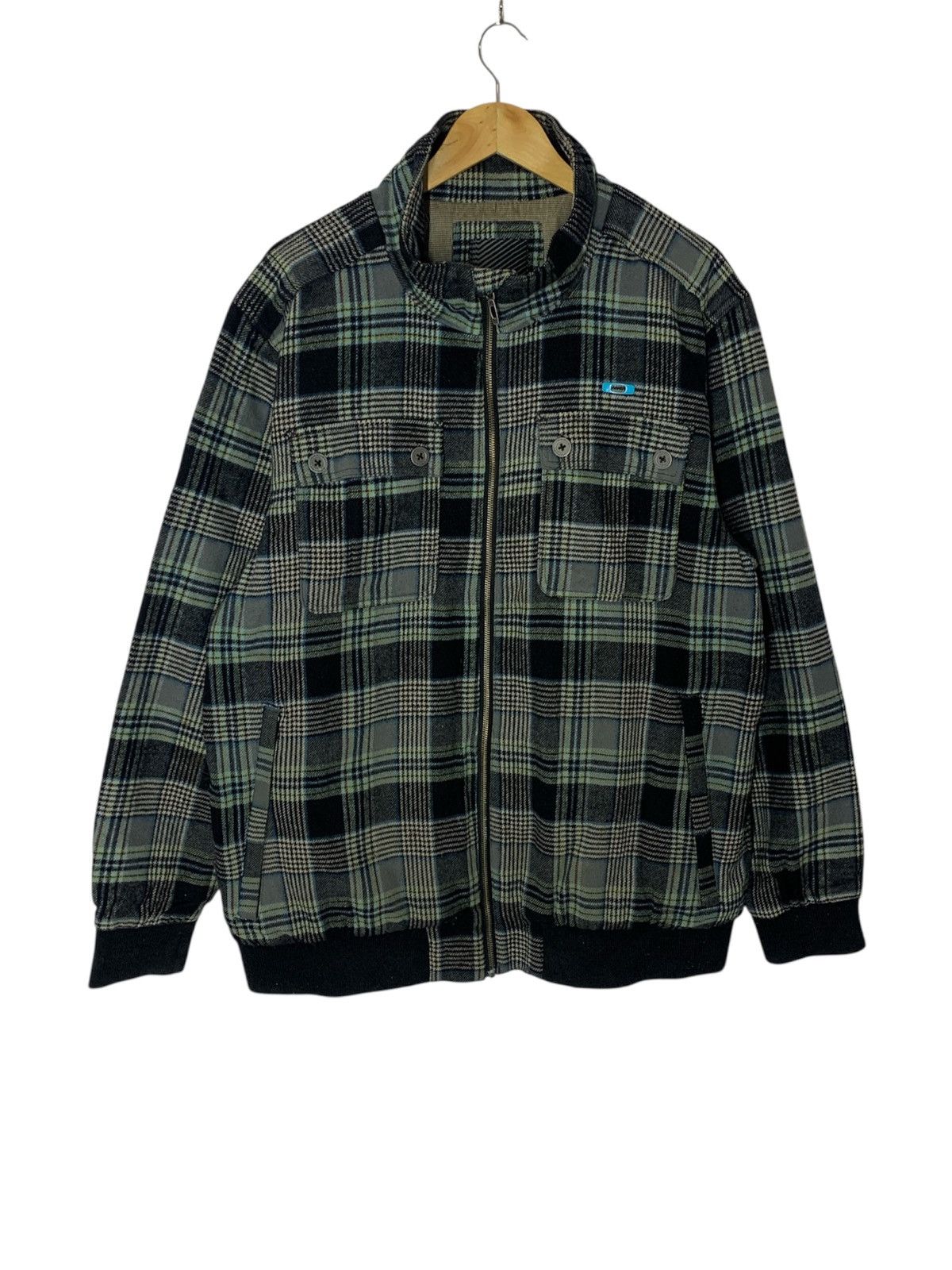 Oakley Vintage Oakley Plaid Heavy Jacket Size US XL / EU 56 / 4 - 2 Thumbnail