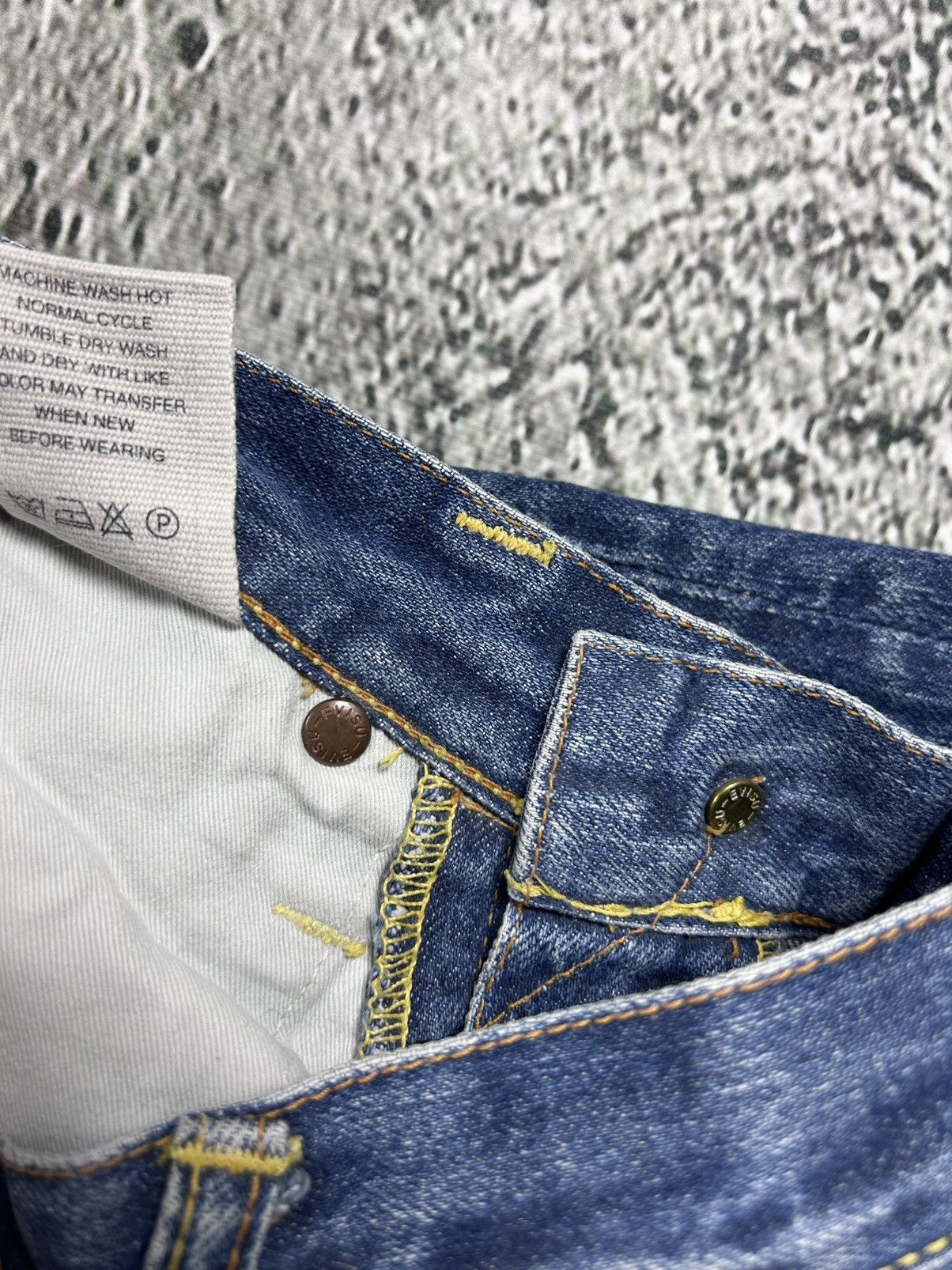 Evisu × Japanese Brand × Vintage Evisu jeans vintage handpainted seagull logo selvedge denim Size US 30 / EU 46 - 8 Thumbnail