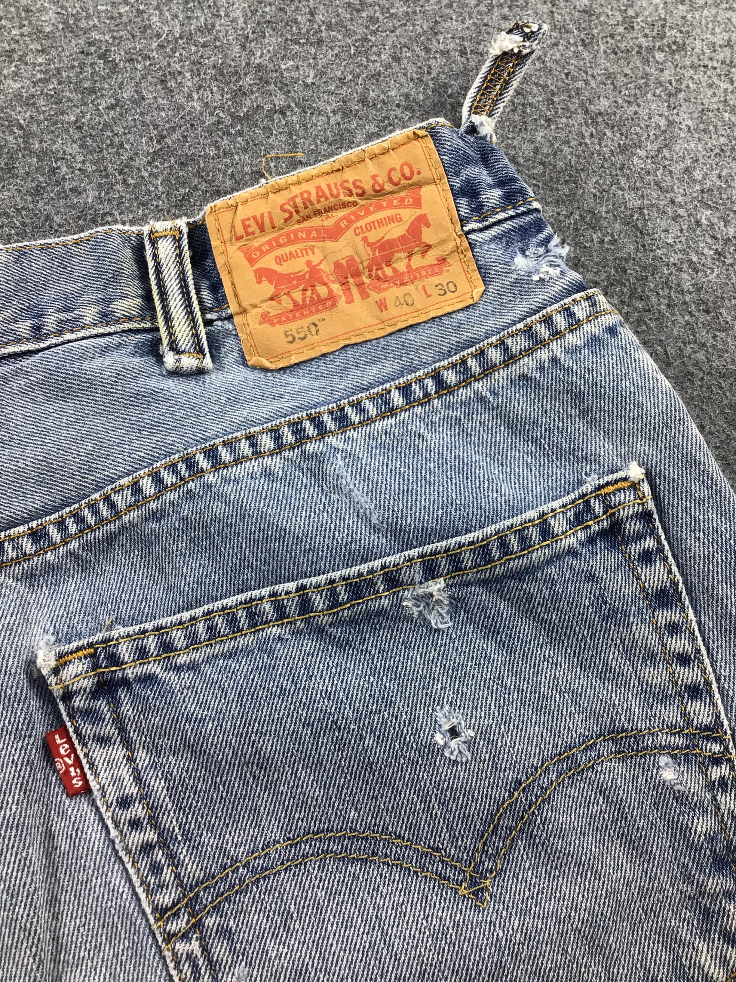 Levi's Vintage Levis 550 Jeans Distressed-J811 Size US 39 - 5 Thumbnail