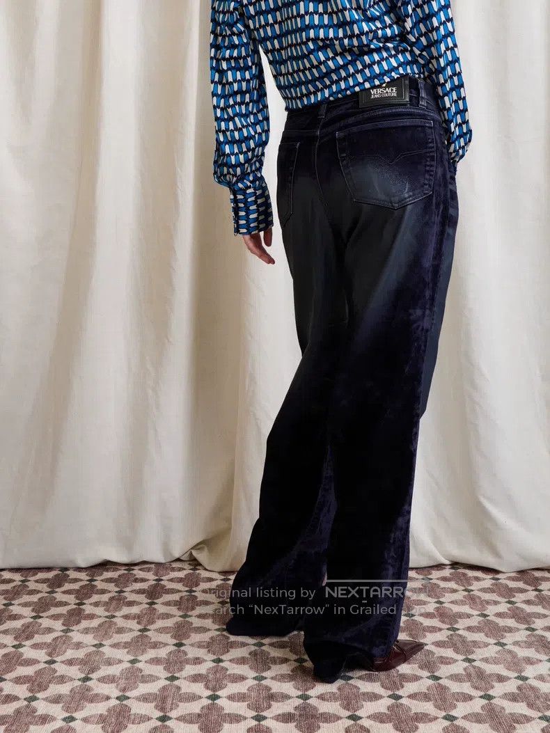 Versace Versace velvet bootcut pants Size US 30 / EU 46 - 7 Thumbnail