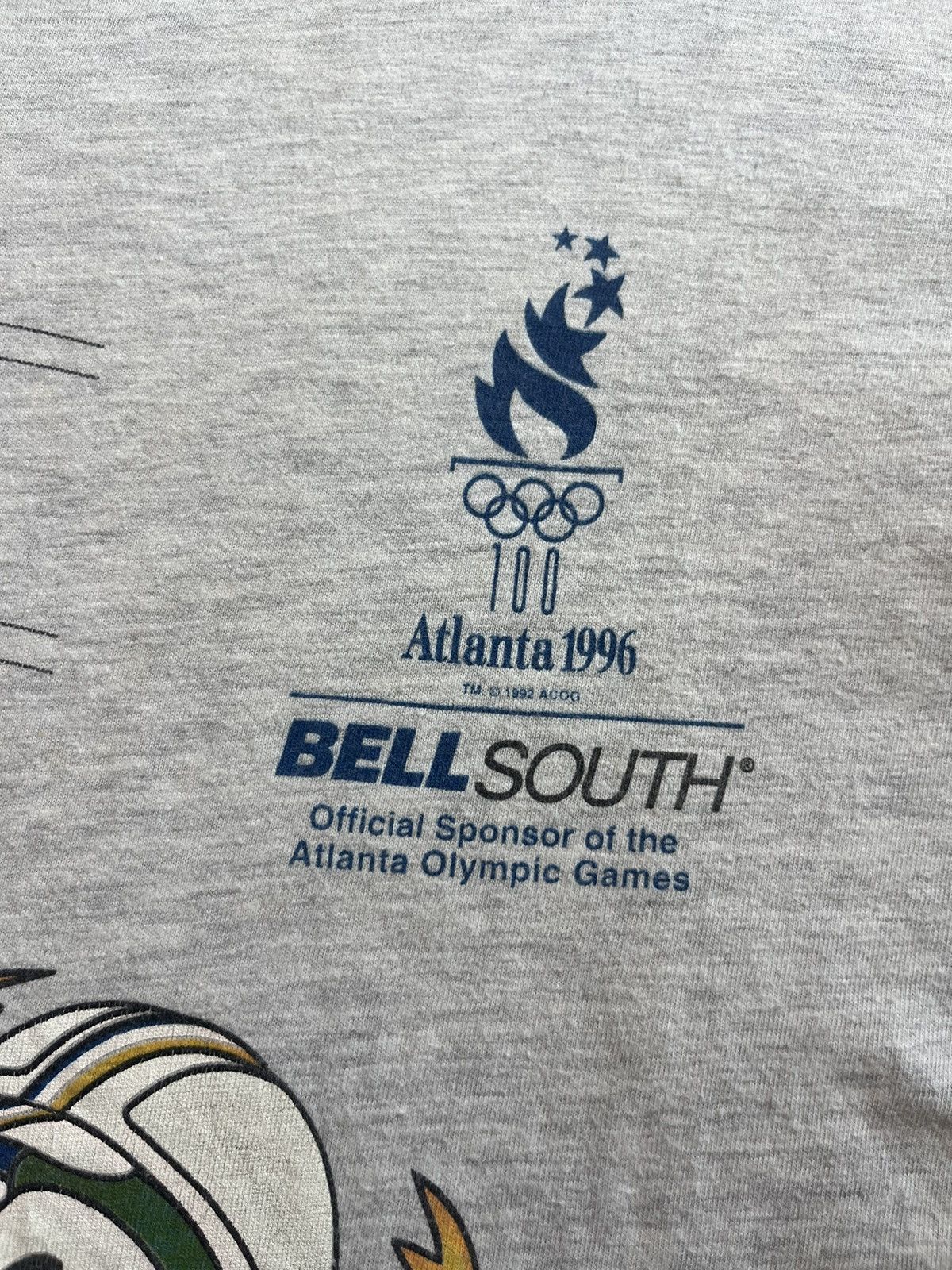 USA Olympics Vintage Atlanta Olympic Games 1996’s BELL SOUTH Tshirt Size US M / EU 48-50 / 2 - 6 Thumbnail