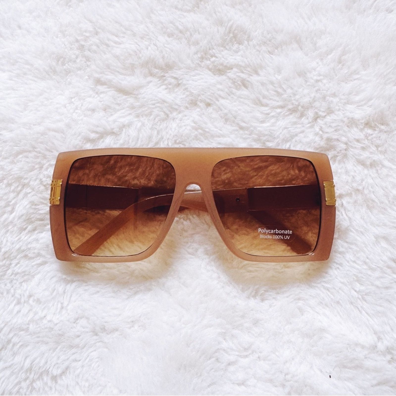 Other Inez Mocha Oversized Square Sunglasses Size ONE SIZE - 1 Thumbnail