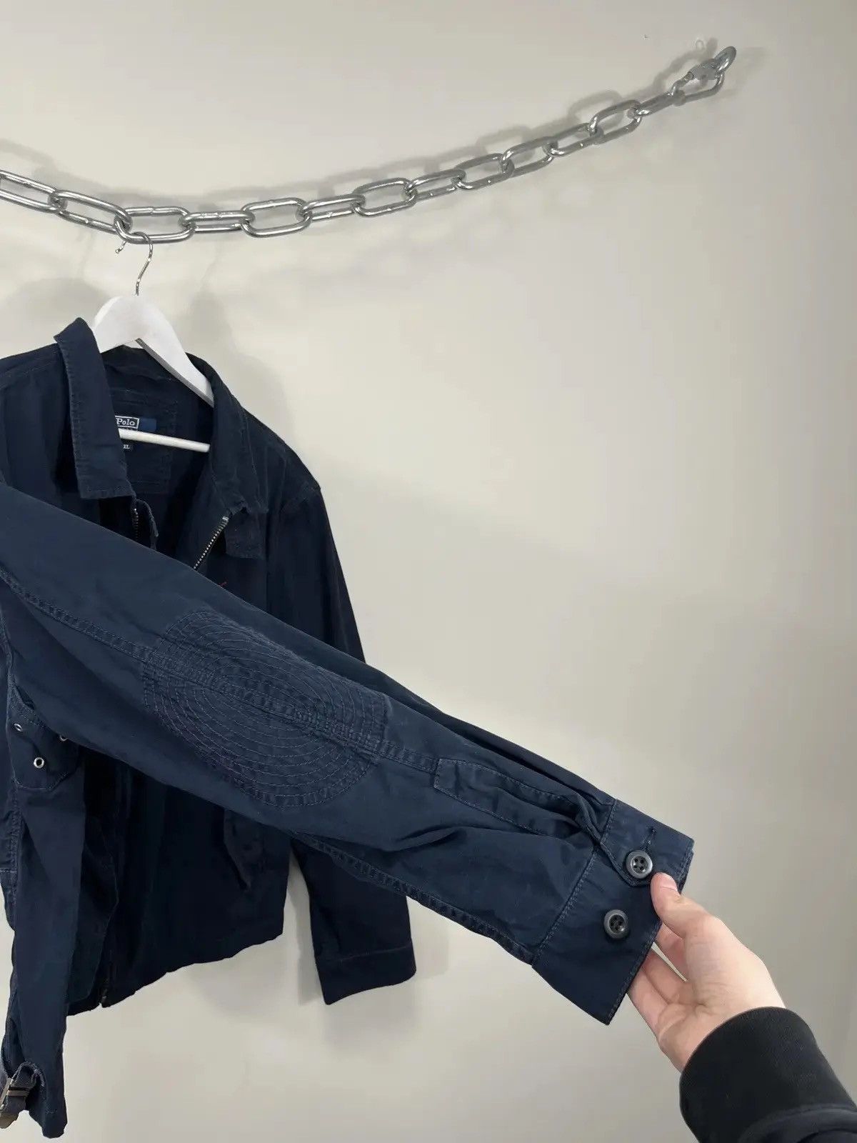 Polo Ralph Lauren × Ralph Lauren × Vintage Vintage Polo Ralph Lauren Y2K Navy Classic Luxury Jacket Size US XL / EU 56 / 4 - 9 Thumbnail