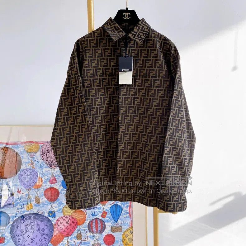 Fendi Fendi Monogrammed Logo Jacket Size US S / EU 44-46 / 1 - 1 Thumbnail