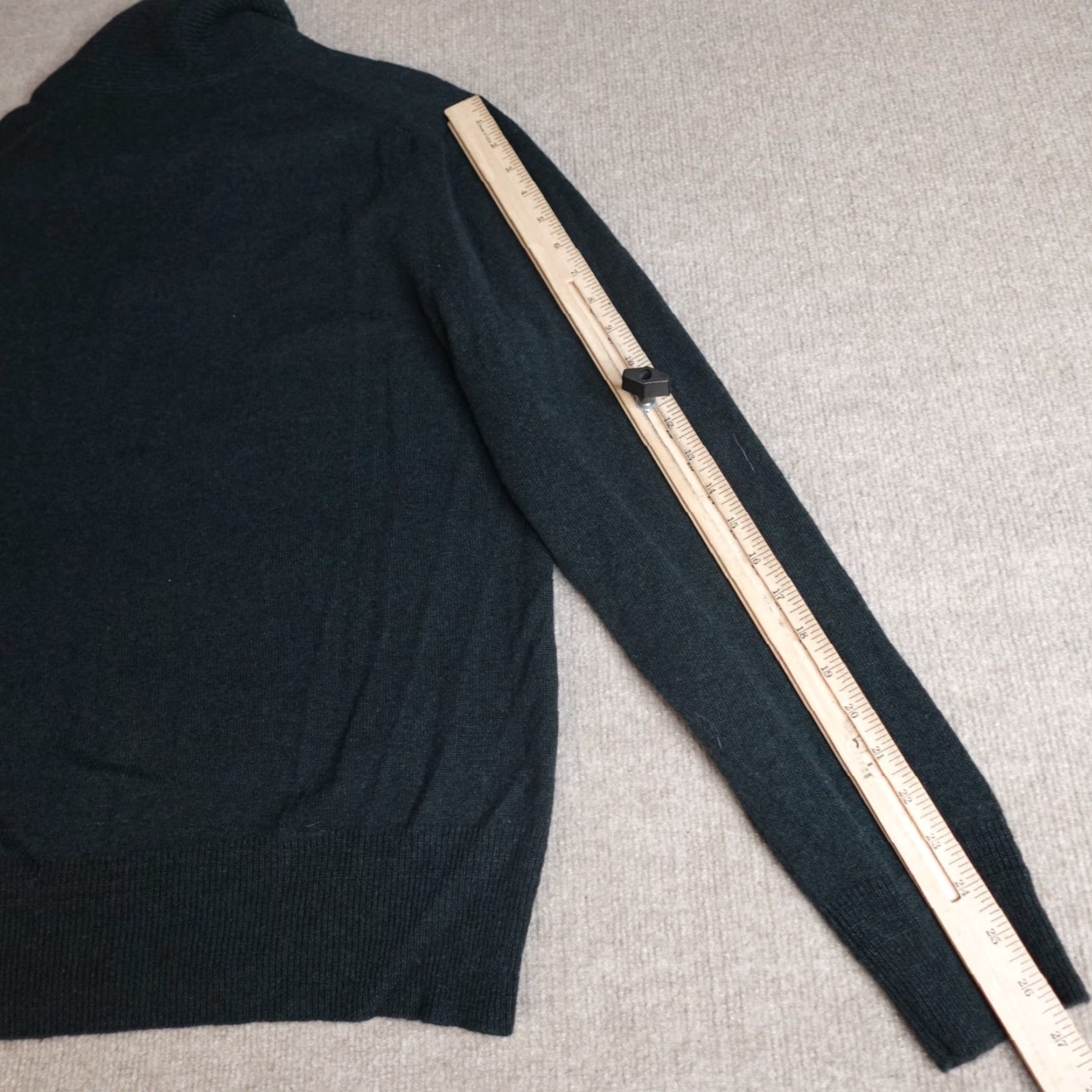 Bloomingdale's VINTAGE Bloomingdale's Mens Sweater Large Green Shawl Collar 100% Cashmere NEW Mens Pullover Knits - Size US M / EU 48-50 / 2 - 5 Thumbnail