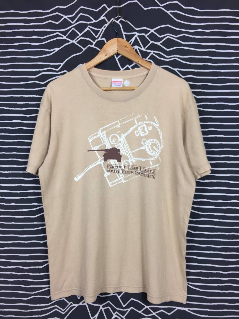 Vintage Vtg The Tiger I Germany Heavy Tank World War II Tee Size US L / EU 52-54 / 3 - 2 Thumbnail