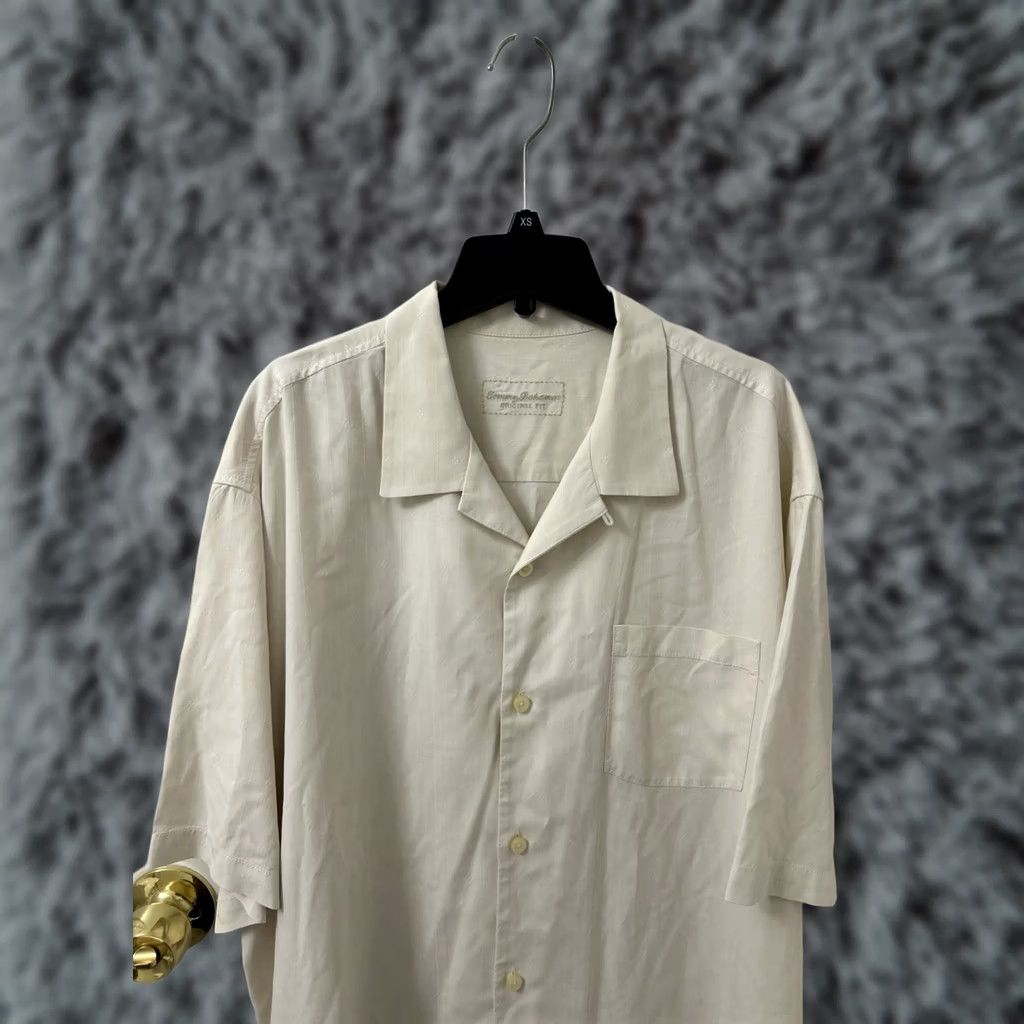 Tommy Bahama Tommy Bahama Shirt Mens XL Beige 100% Silk Button-Down Short Sleeve Island Style Resort Wear Size US XL / EU 56 / 4 - 1 Thumbnail