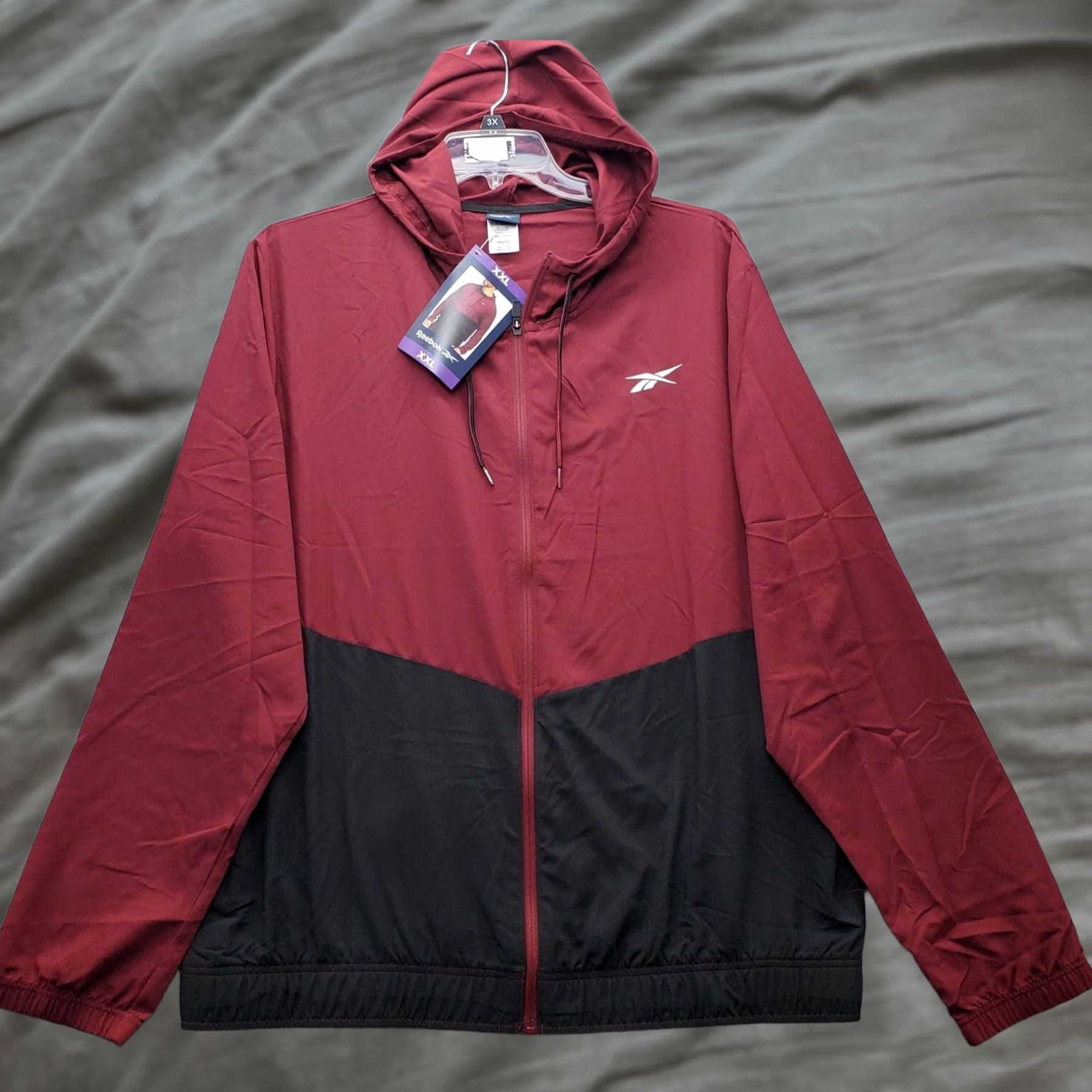 Reebok Reebok Training Jacket Mens 2XL Multicolor Woven Pockets Full Zip Regular Fit Jacket Size US XXL / EU 58 / 5 - 1 Thumbnail