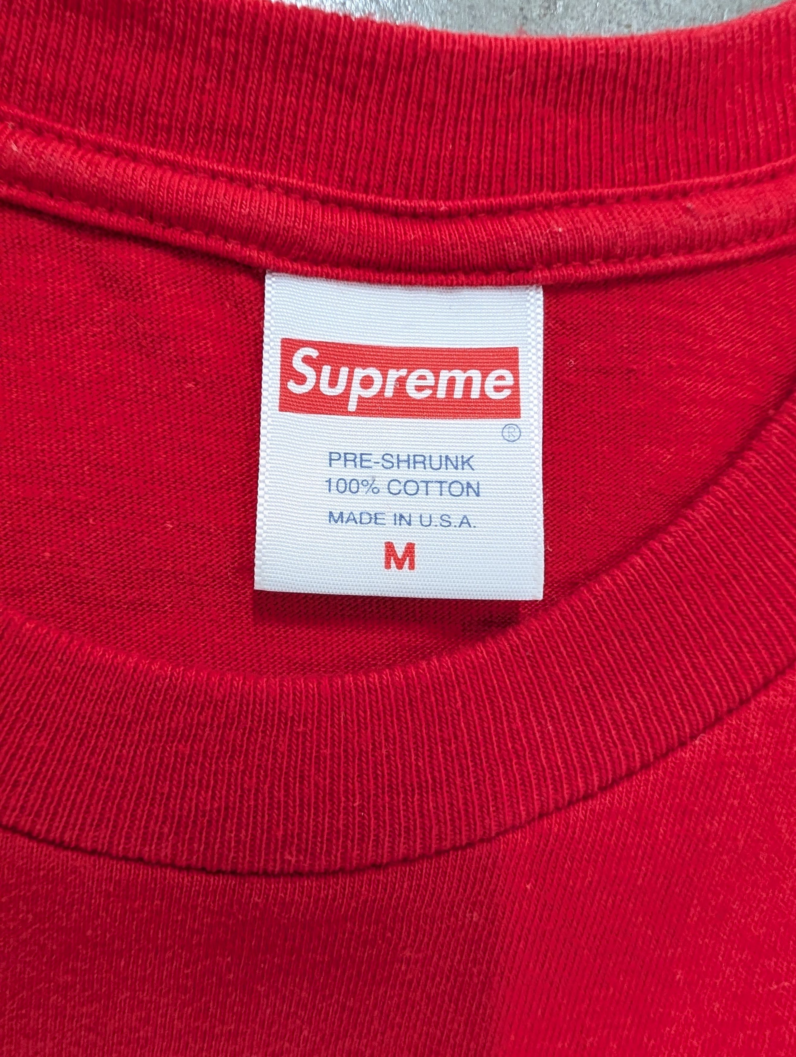 Supreme Supreme x Swarovski 25th Anniversary Box Logo Tee Red Size M Size US M / EU 48-50 / 2 - 4 Thumbnail