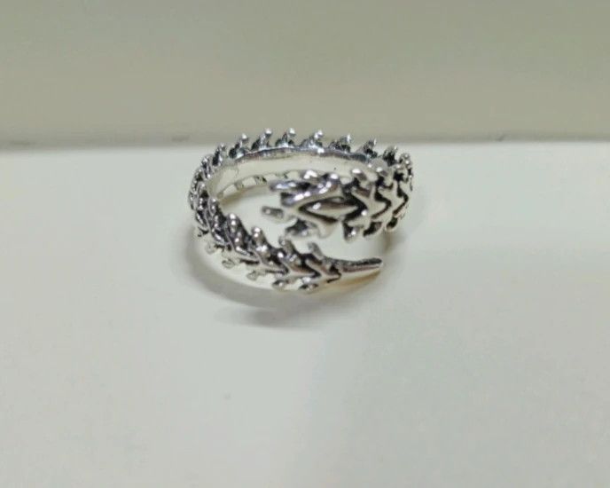 Vintage Resizable Vintage Punk Centipede Geometric Spine Ring Size ONE SIZE - 3 Thumbnail