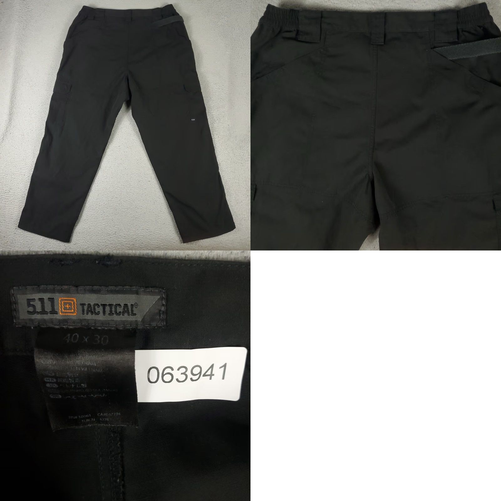 Vintage 5.11 Tactical Pants Mens 40x30 Black Cargo Size US 40 / EU 56 - 8 Thumbnail