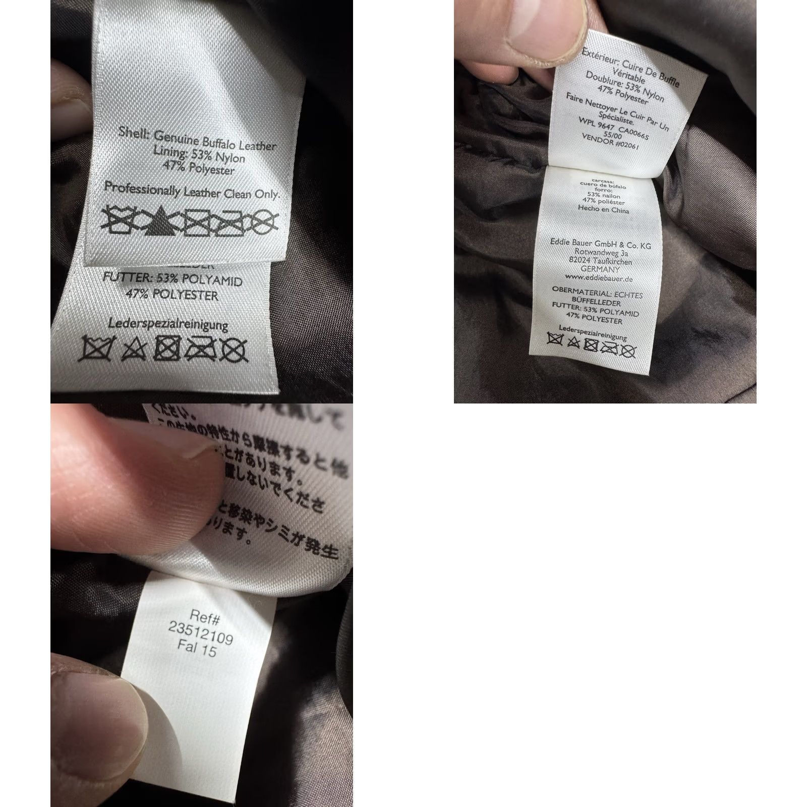 Eddie Bauer Eddie Bauer Jacket Brown Buffalo Leather Full Zip Adjustable Waist Women’s L Tall Size L / US 10 / IT 46 - 8 Thumbnail