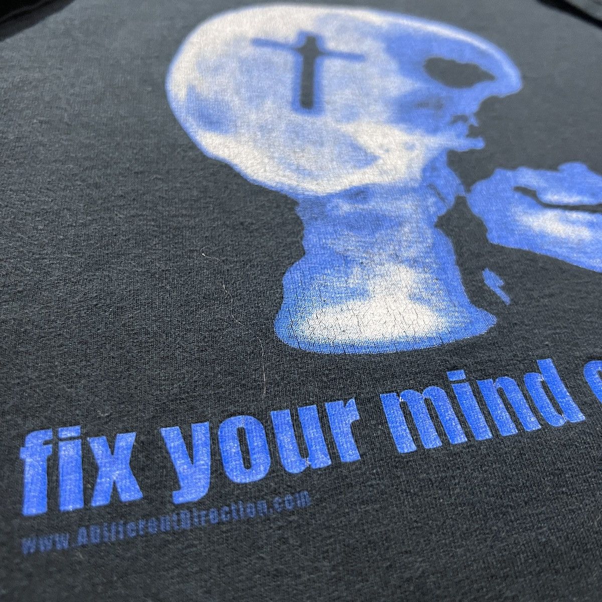 Vintage Vintage Y2K fix your mind on Jesus Bible Holy God Tee L Size US L / EU 52-54 / 3 - 3 Thumbnail
