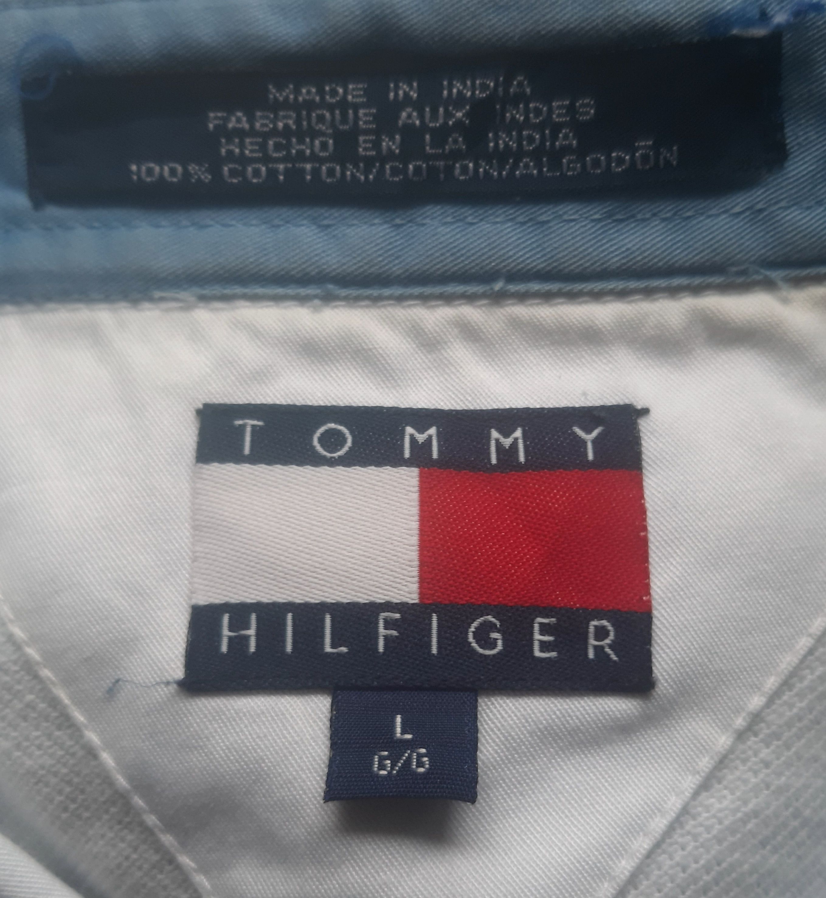 Tommy Hilfiger Vintage Tommy Hilfiger Big Logo Rugby Short Sleeve Size US L / EU 52-54 / 3 - 2 Thumbnail