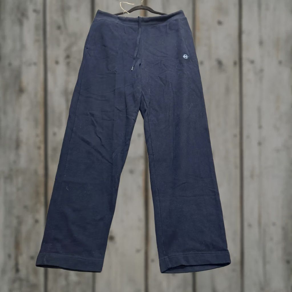 Nautica Nautica Competition Sweatpants Men XL Navy Blue Wide Leg Y2K Cotton Blend Size US 36 / EU 52 - 1 Thumbnail