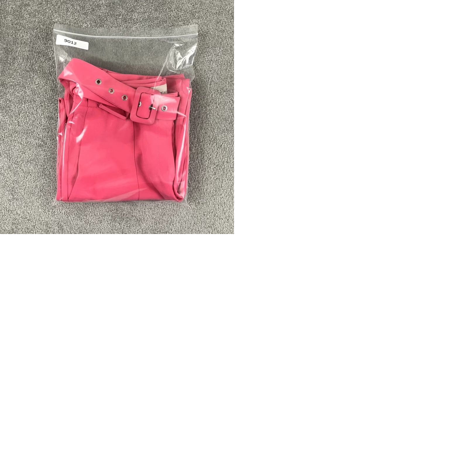 Vintage ADELYN RAE Pants Womens Medium Hot Pink Belted Wide Flare Trousers Preppy Casual Workwear Size 32" / US 10 / IT 46 - 10 Thumbnail