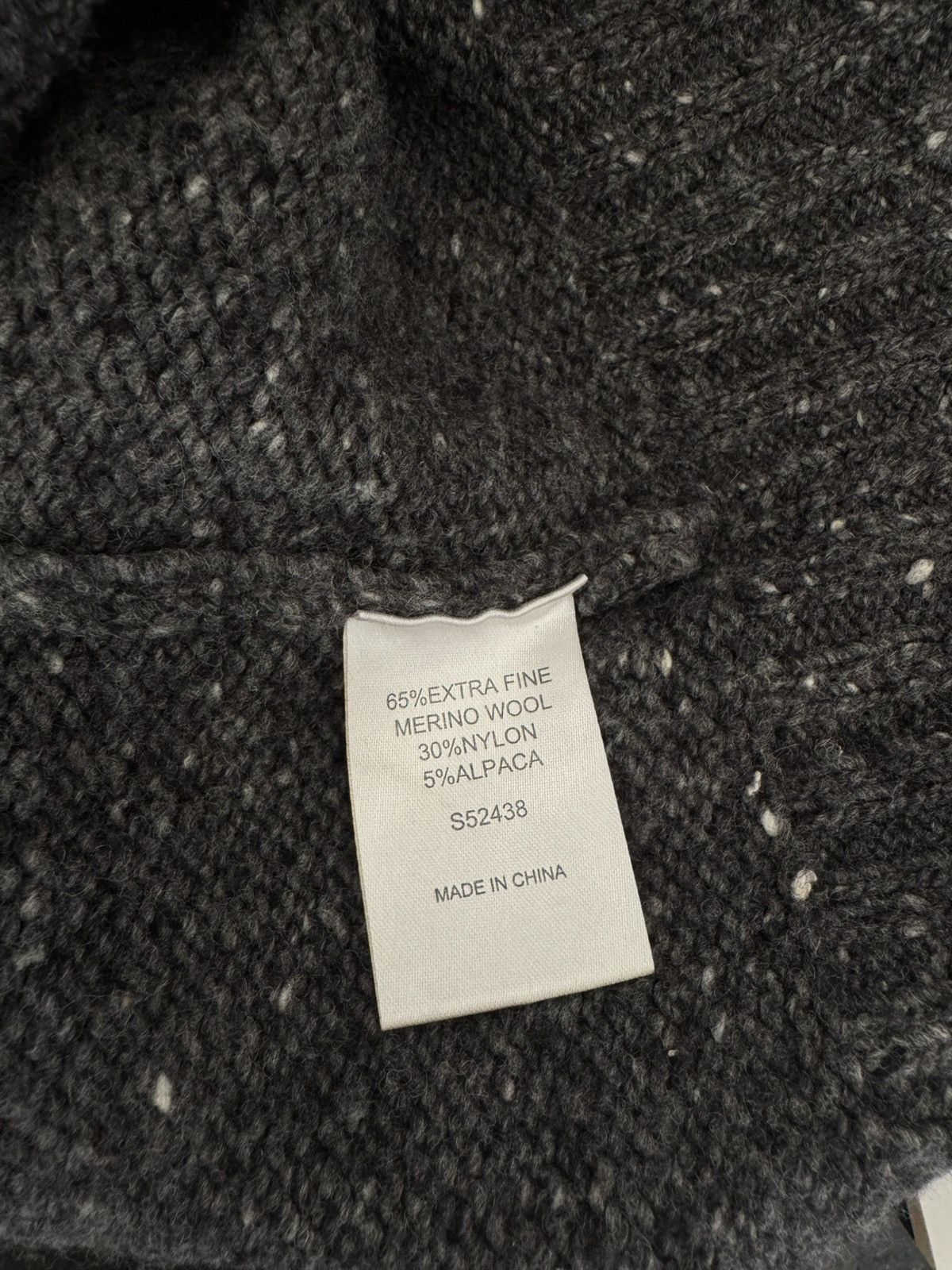 Sid Mashburn Grey extra virgin wool sweater Size US L / EU 52-54 / 3 - 4 Thumbnail