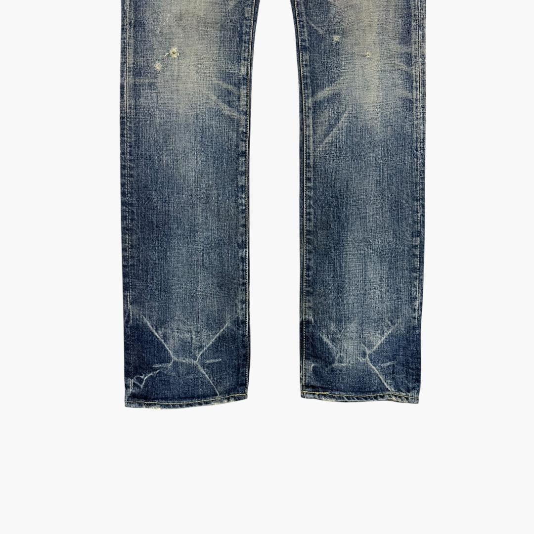 Hysteric Glamour Vtg💥Hysteric Glamour X Ramones Ripped Disstresed Jeans Size US 32 / EU 48 - 5 Thumbnail
