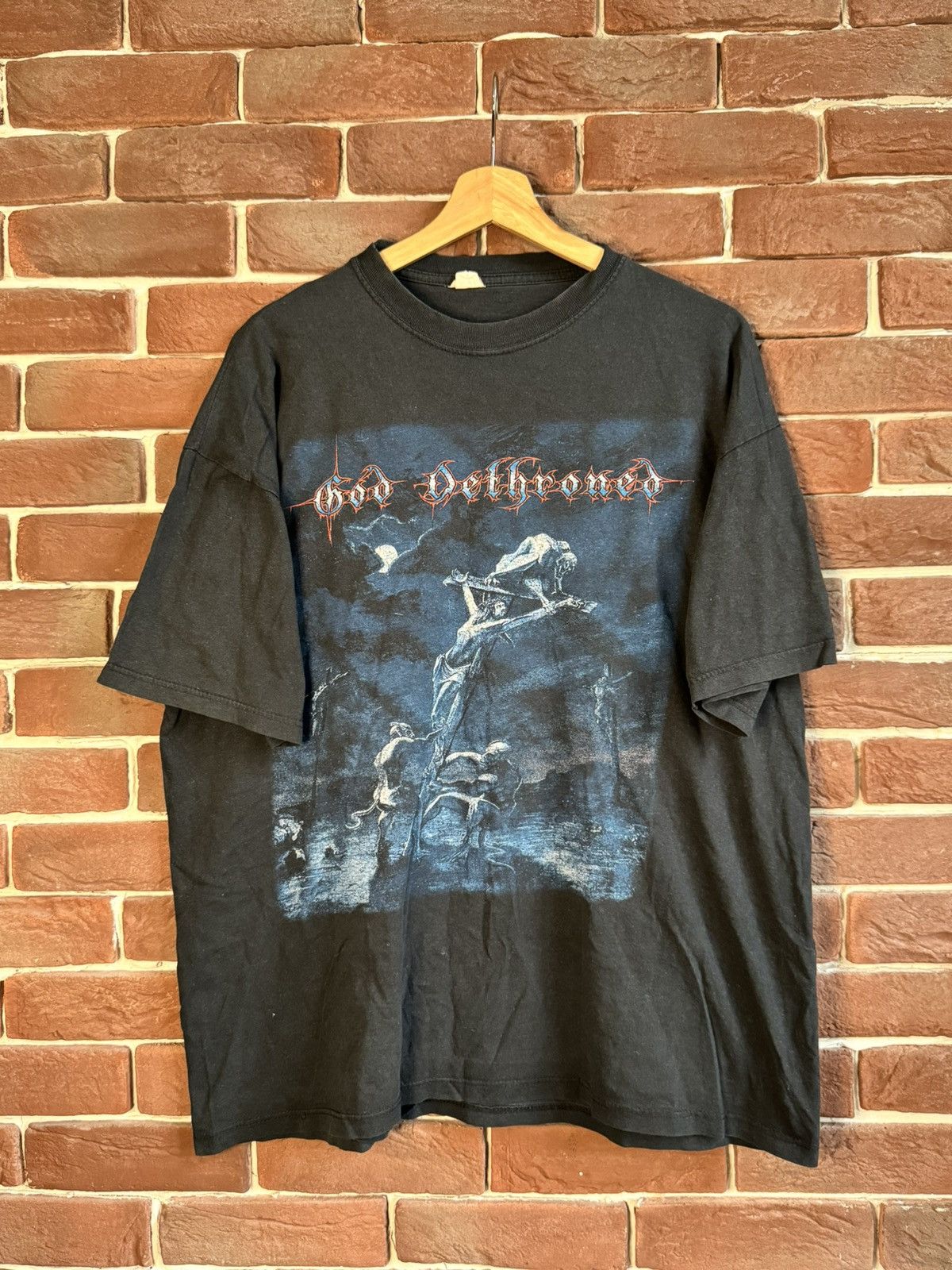 Band Tees Rare Vintage 90s God Dethroned Blasphemy Metal Band Tee XL Size US XL / EU 56 / 4 - 1 Thumbnail