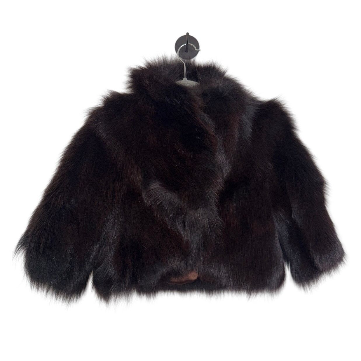 Other Vintage Dark Brown Fur Jacket Size XXS / US 00 / IT 34 - 1 Thumbnail