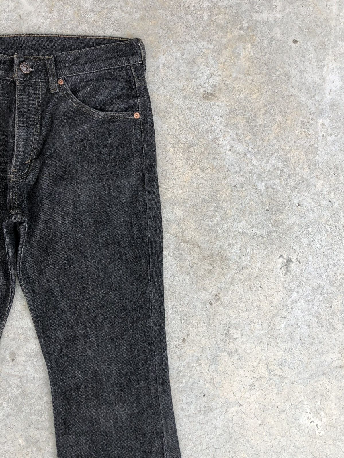 If Six Was Nine Y2k Levis 517 Flared Jeans Distressed Denim Size US 30 / EU 46 - 5 Thumbnail