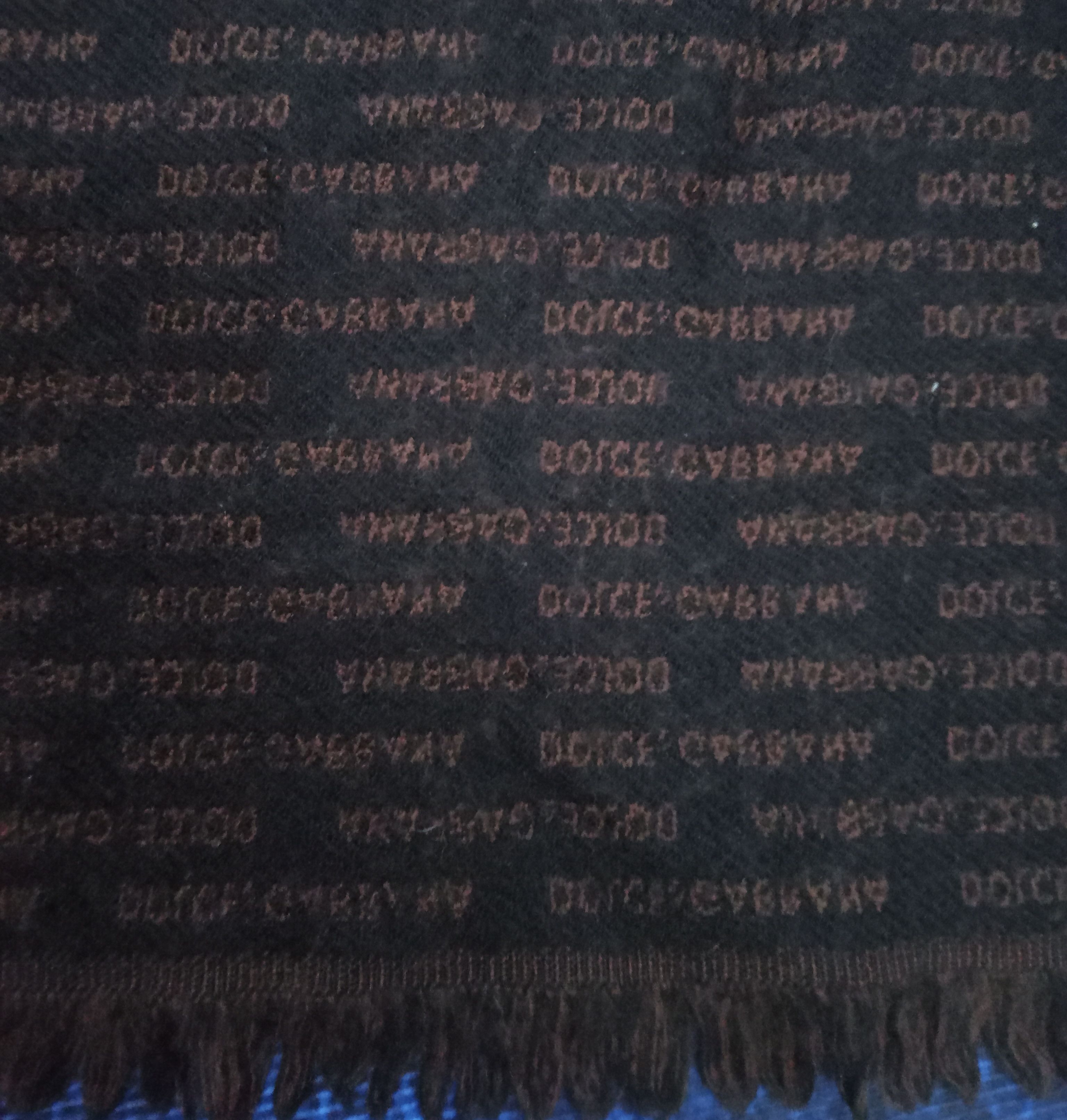 Dolce & Gabbana Dolce & Gabbana Cravette Spell Out Wool Neck Scarf Size ONE SIZE - 3 Thumbnail