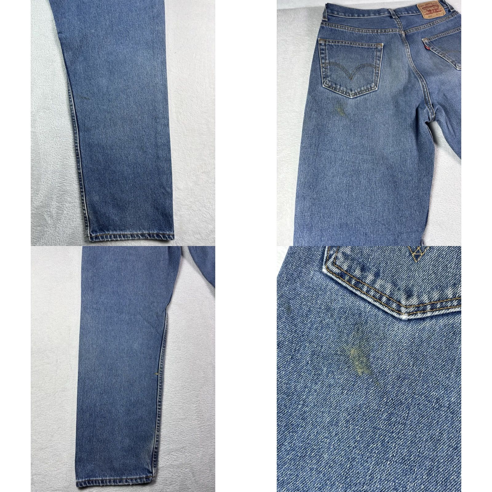 Levi's VINTAGE Levi's 550 Jeans Men Relaxed Fit Denim Medium Blue Size 34x32 Size US 34 / EU 50 - 9 Thumbnail