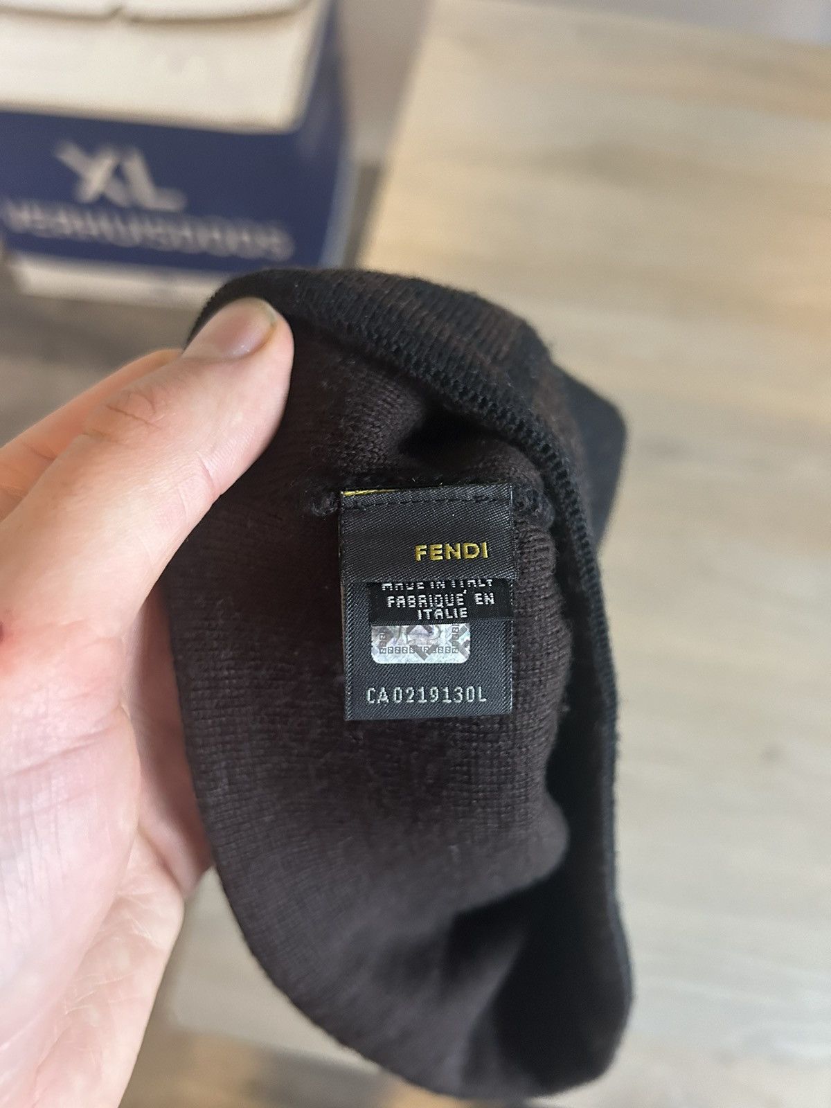 Fendi FF Logo Beanie Size ONE SIZE - 3 Thumbnail