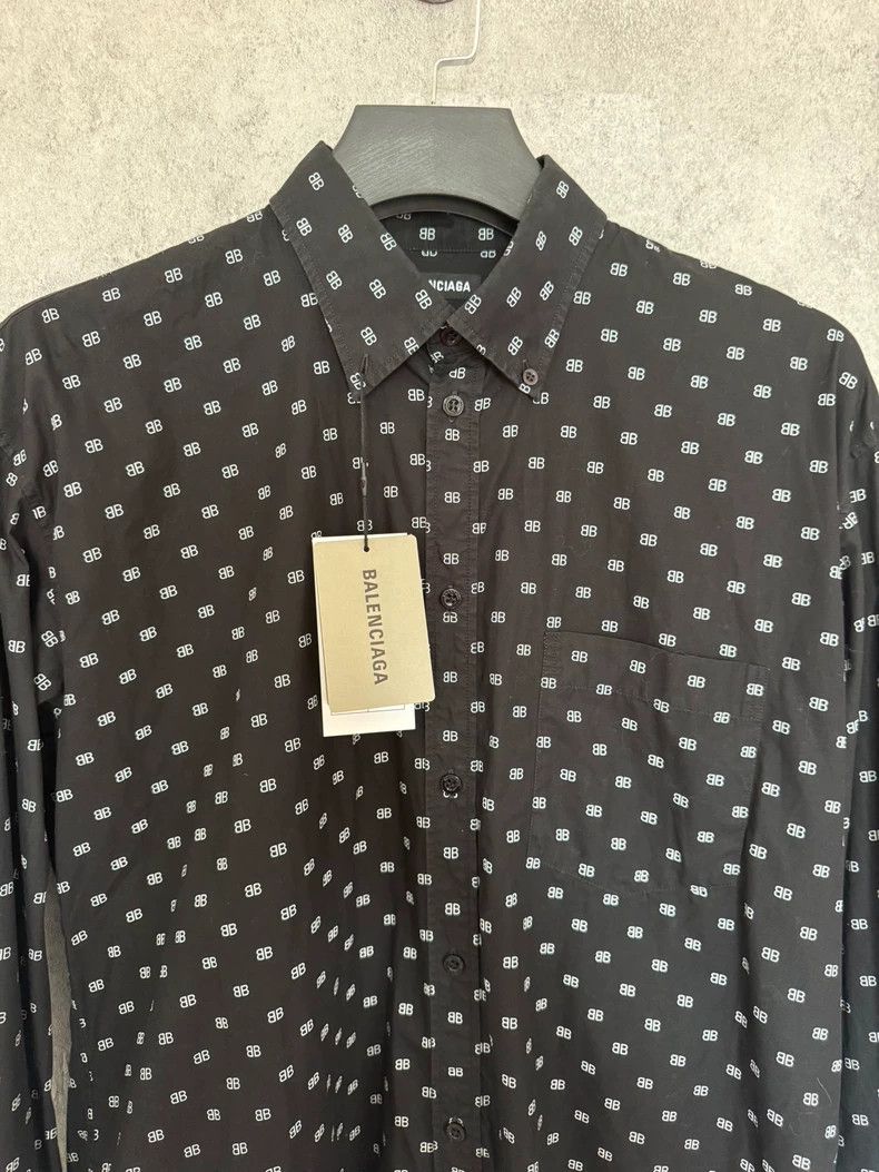 Balenciaga Balenciaga size 38 Double B Full Print Bullet Screen Long Size L / US 10 / IT 46 - 2 Thumbnail