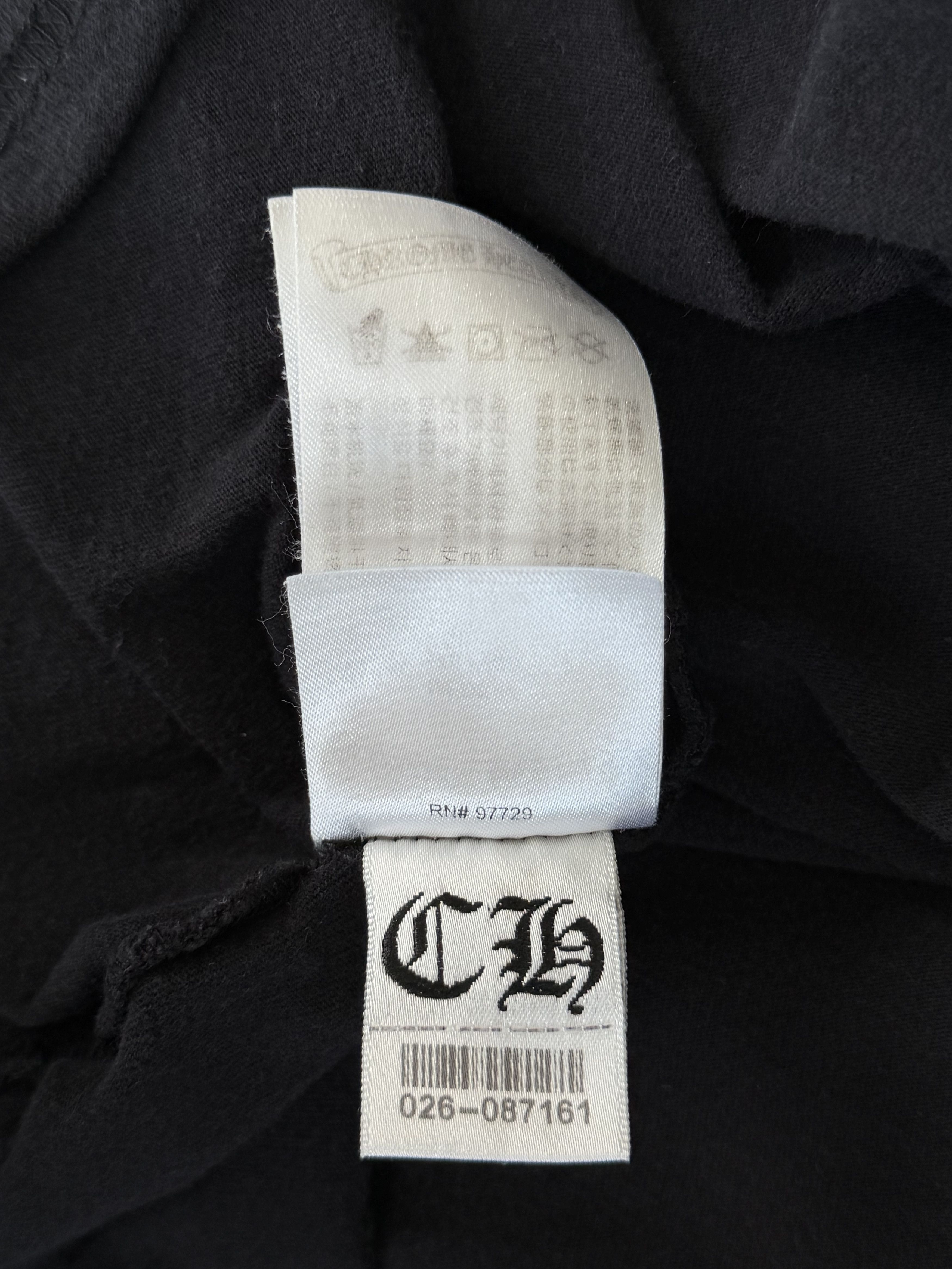 Chrome Hearts Chrome Hearts Black & Brown Neck Logo T-Shirt Size US M / EU 48-50 / 2 - 7 Thumbnail