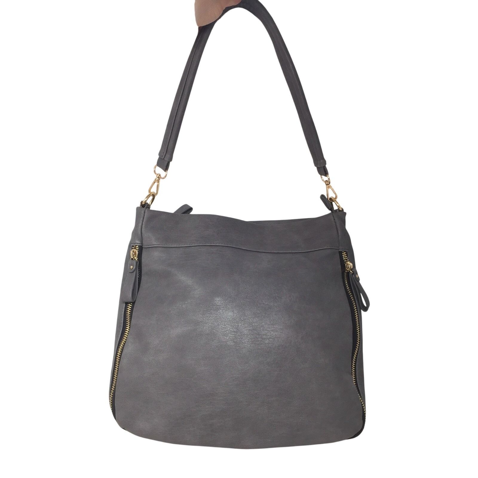 Other Madison West Distressed Gray Hobo Bag Size ONE SIZE - 1 Thumbnail